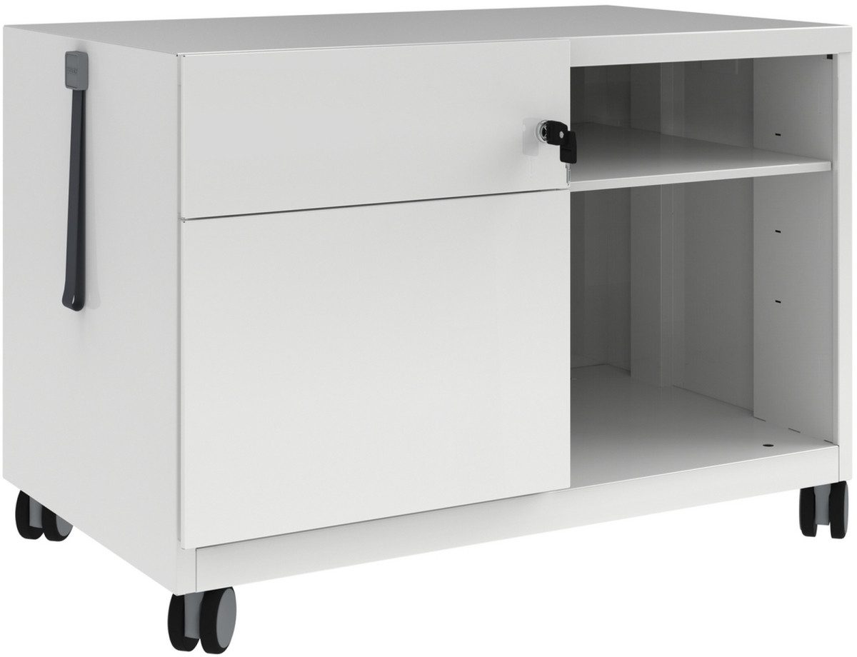 Bisley Container Rollschrank Note Caddy Schubladen links Rollschrank Note HxBxT 563x80