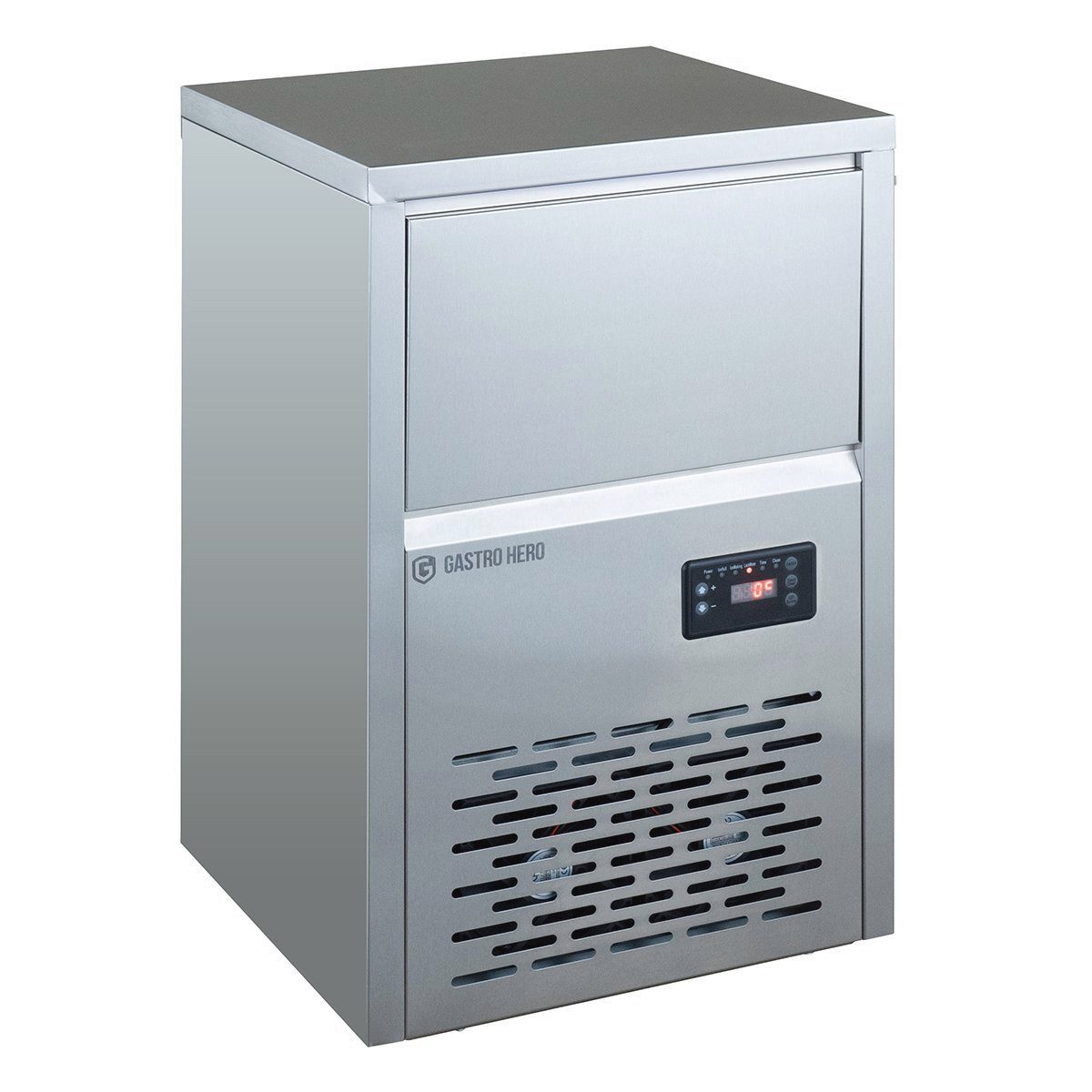 GastroHero Elektrischer Eiswürfelbereiter GastroHero Vollwürfel Eisbereiter ECO 30 kg