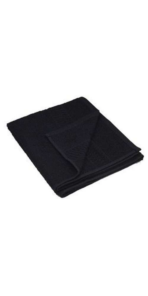Handtücher Bobtuo Handtuch schwarz 50x85cm