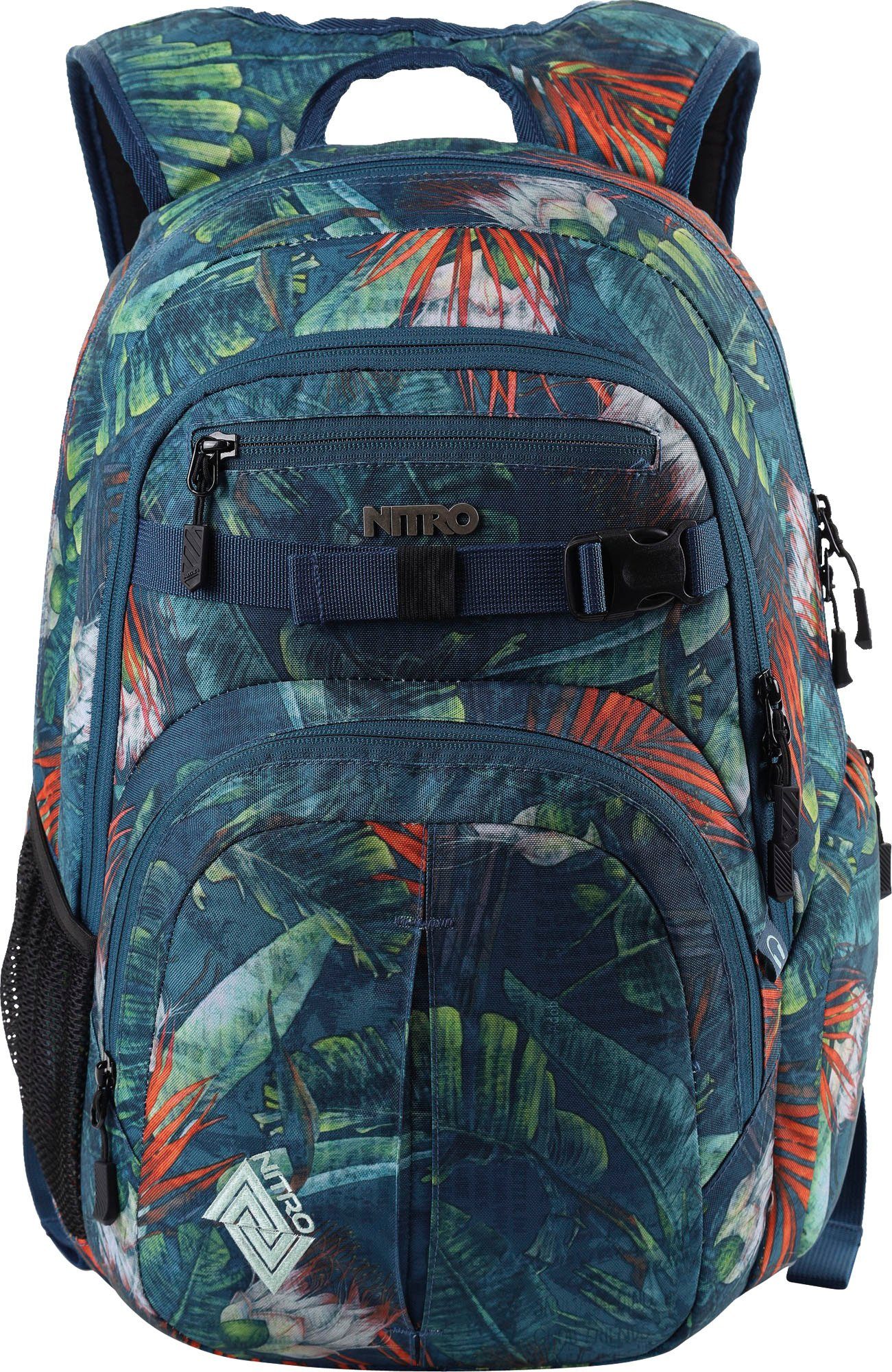 NITRO Schulrucksack Chase, Alltagsrucksack, Rucksack für Freizeit, Schule, Arbeit und Reise
