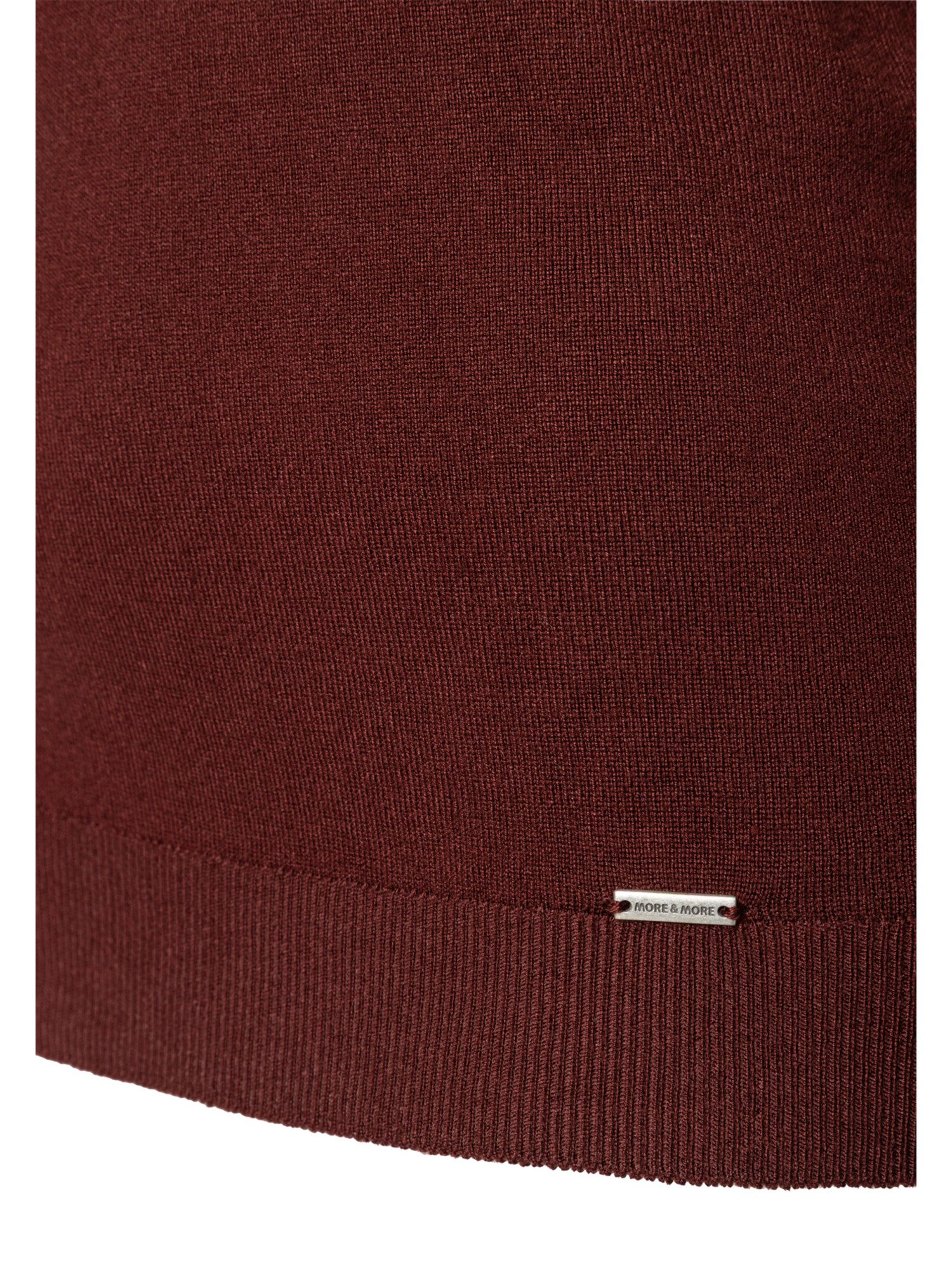 MORE&MORE Rundhalspullover figurbetonter Rollkragenpullover