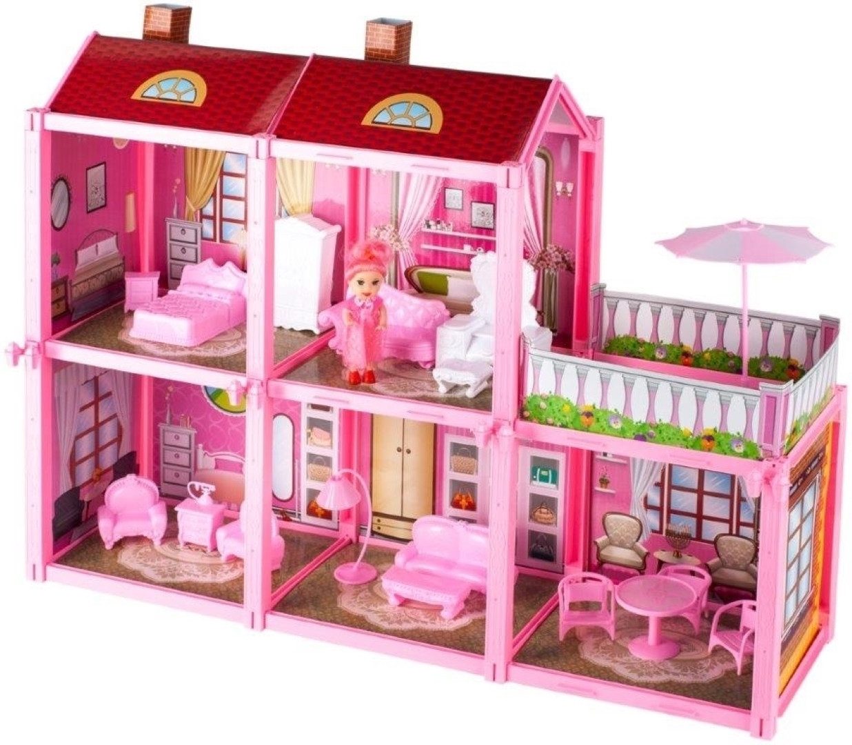 LA CUTE Puppenhaus Traumvilla Deluxe: Das günstig online kaufen