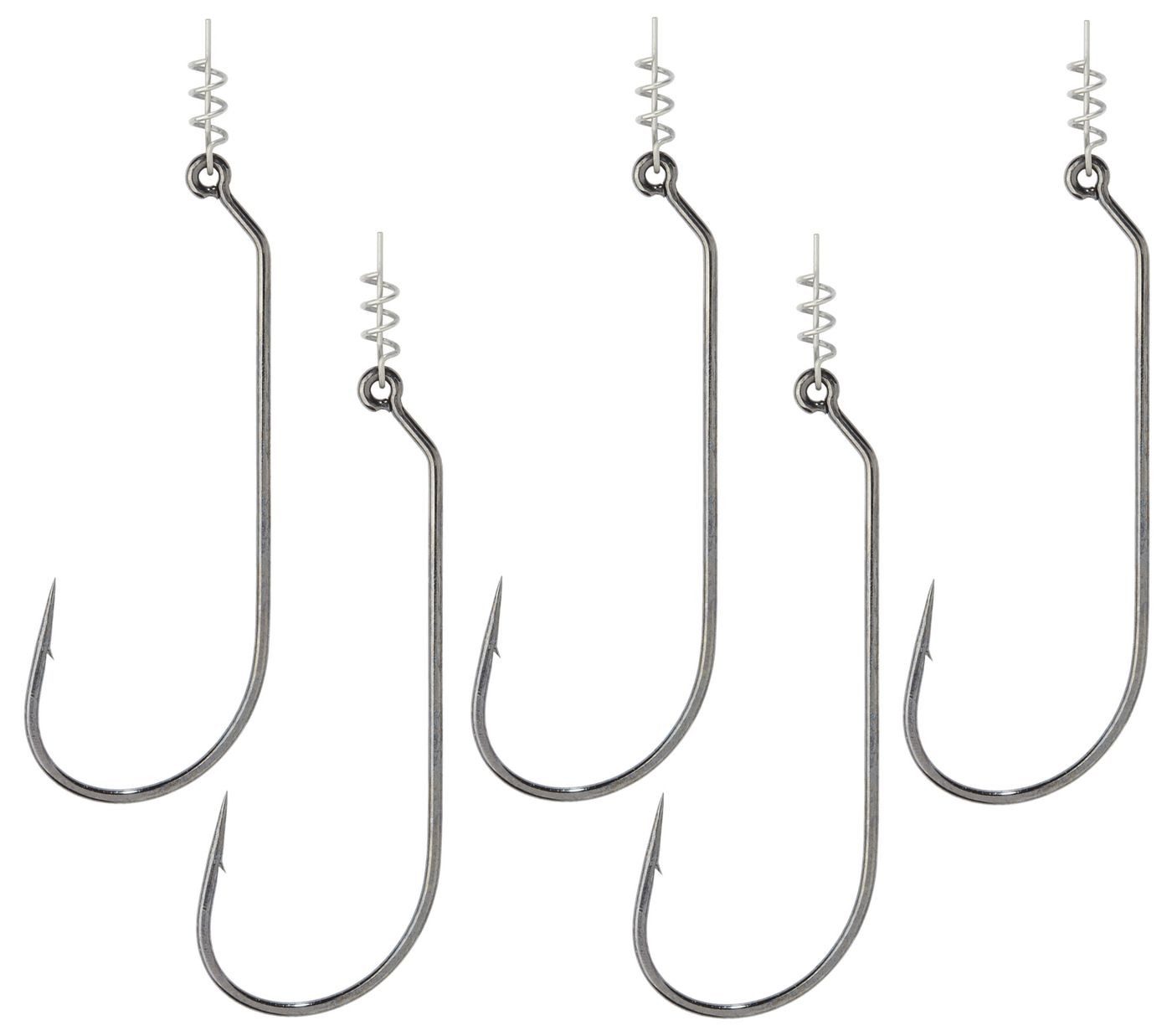 Offset-Haken Owner 5167 Twist Lock Haken - 5 Angelhaken mit Spirale
