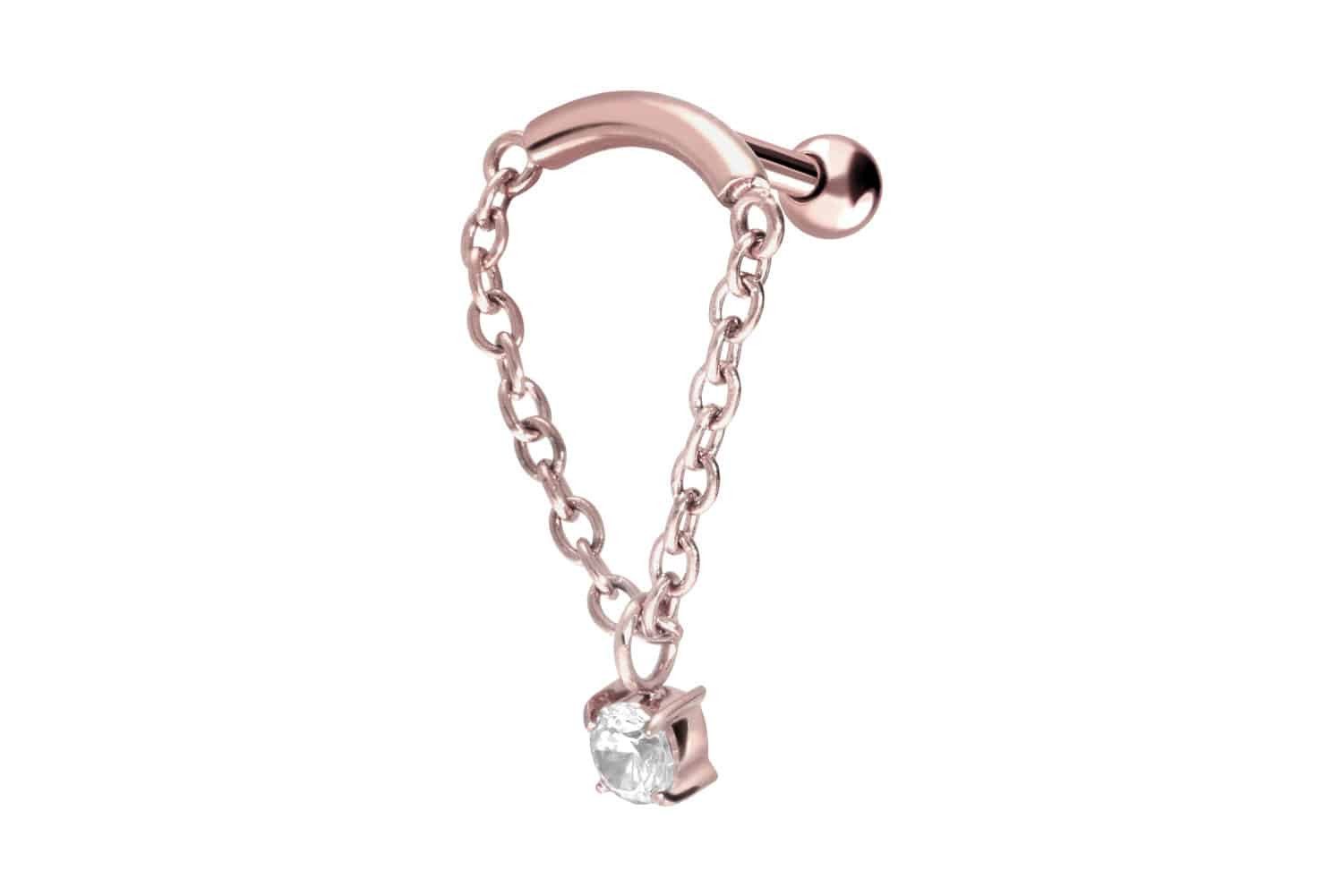 PIERCINGLINE Single-Ohrstecker Chirurgenstahl Ohrpiercing BOGEN + günstig online kaufen