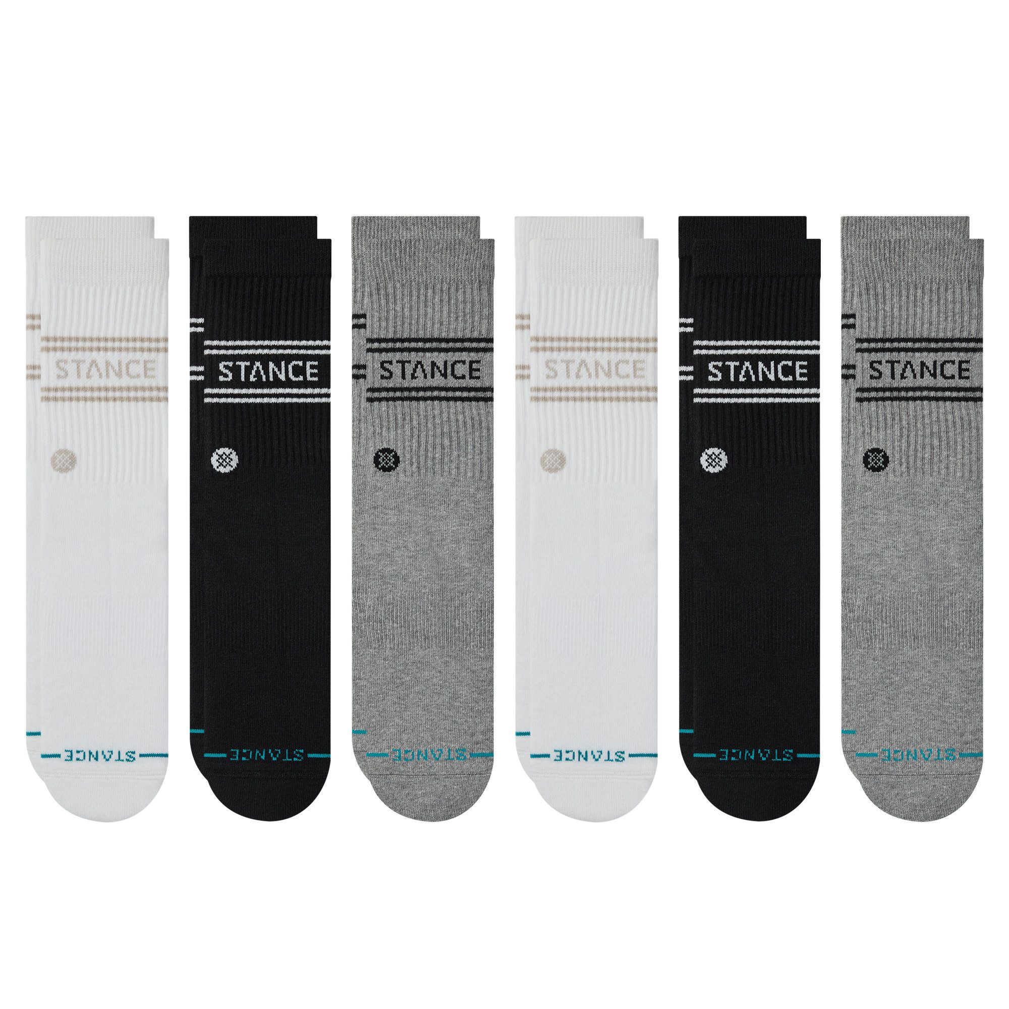 Stance Freizeitsocken VITAL 6 PACK CREW