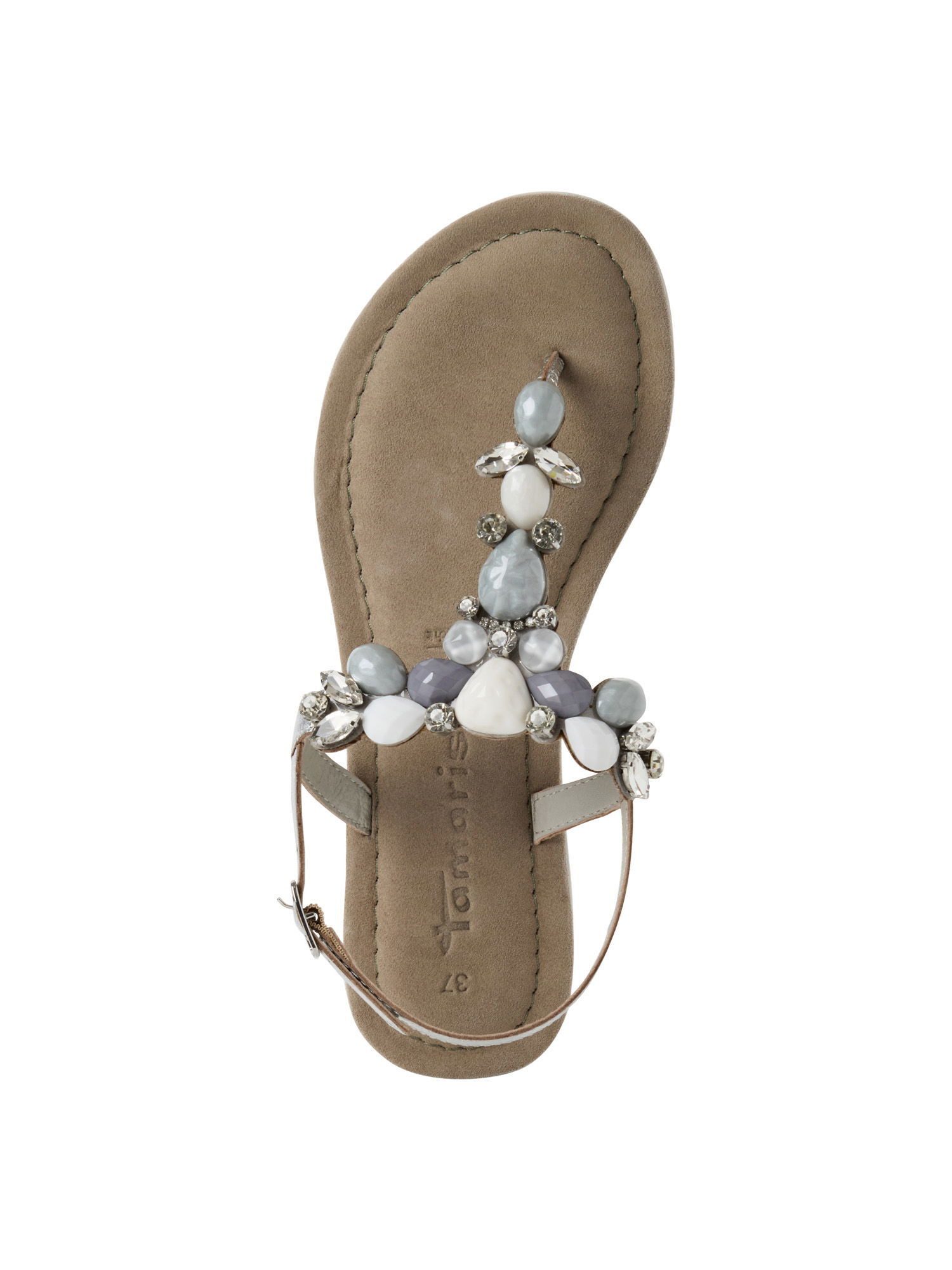 Tamaris TOUCH-IT mit Blockabsatz kein Absatz 1-28163-42 T-Strap-Sandale TOUCH-IT