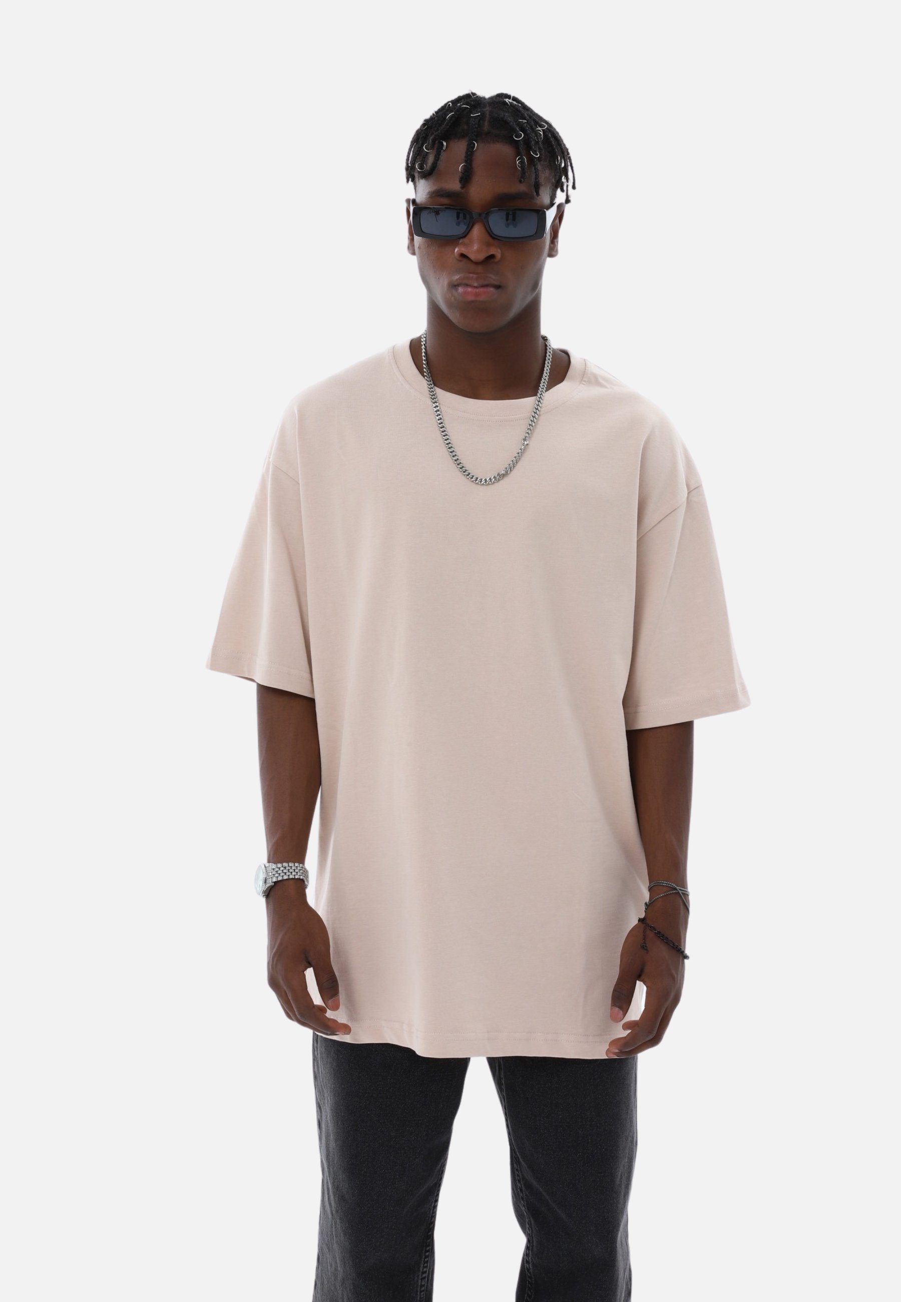 COFI Casuals T-Shirt - Oversize T-Shirt - Heavy Weight Basic Shirt (1-tlg) günstig online kaufen