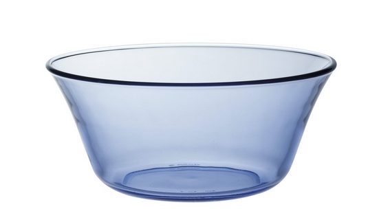 Duralex Salatschüssel »Lys Marine«, Glas, Schale Salatschale Schüssel 17cm 910ml Glas blau 1 Stück