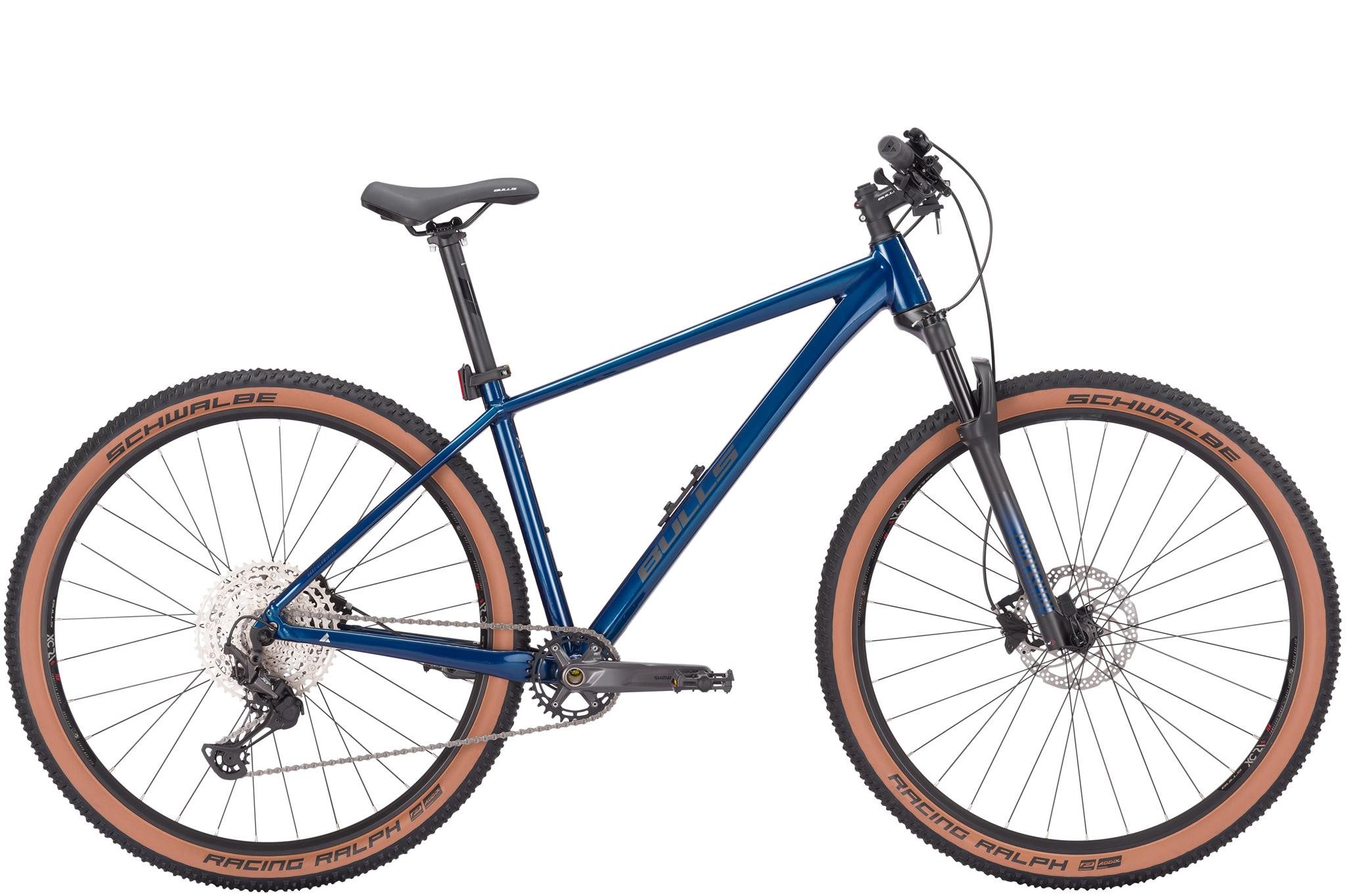 Bulls Mountainbike Bulls Copperhead 3S 29'' blau 2025, 12 Gang SHIMANO Deore XT RD-M8100 shadow+, Kettenschaltung
