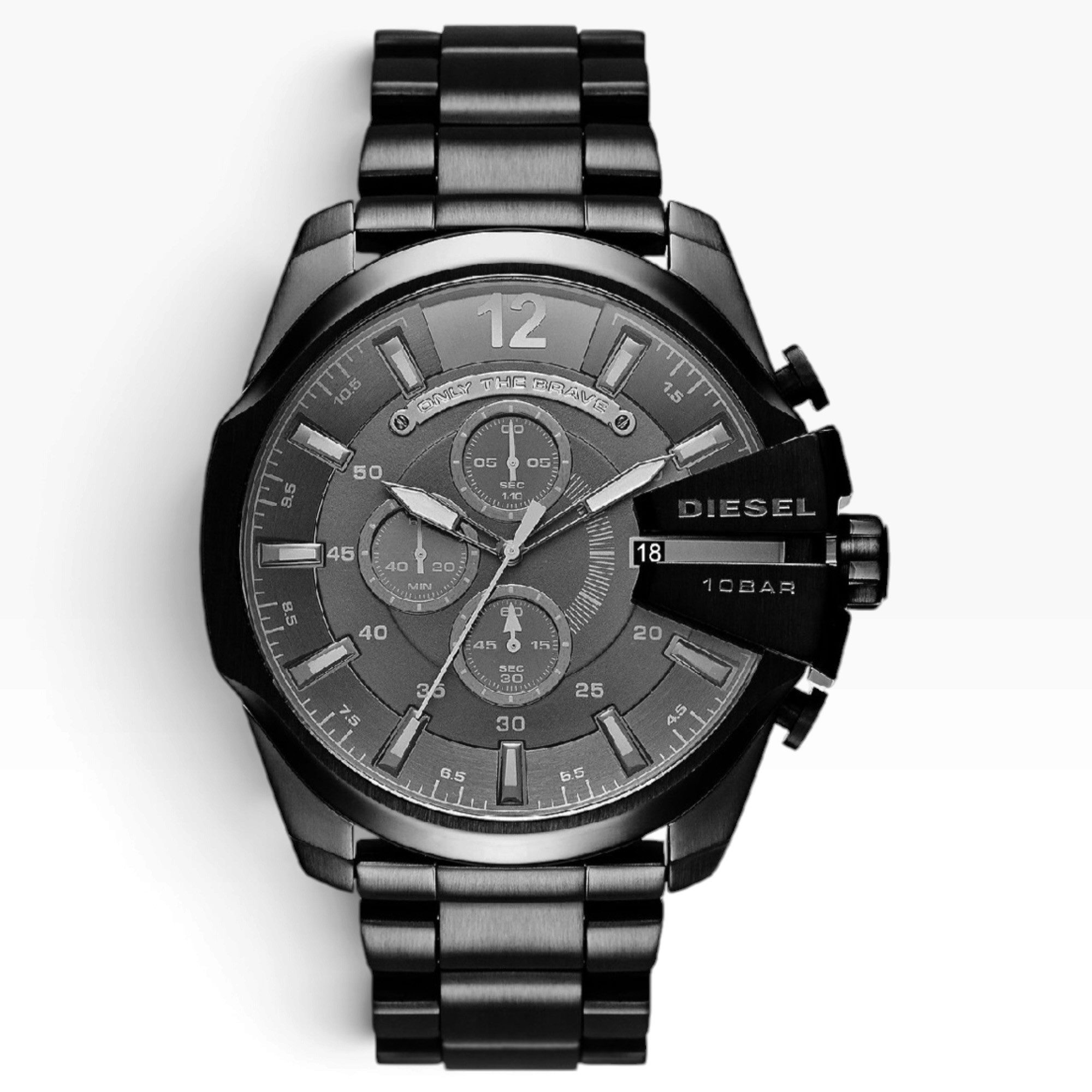 Diesel Chronograph Diesel Chronograph DZ4355 Edelstahl Schwarz 51 mm DZ4355
