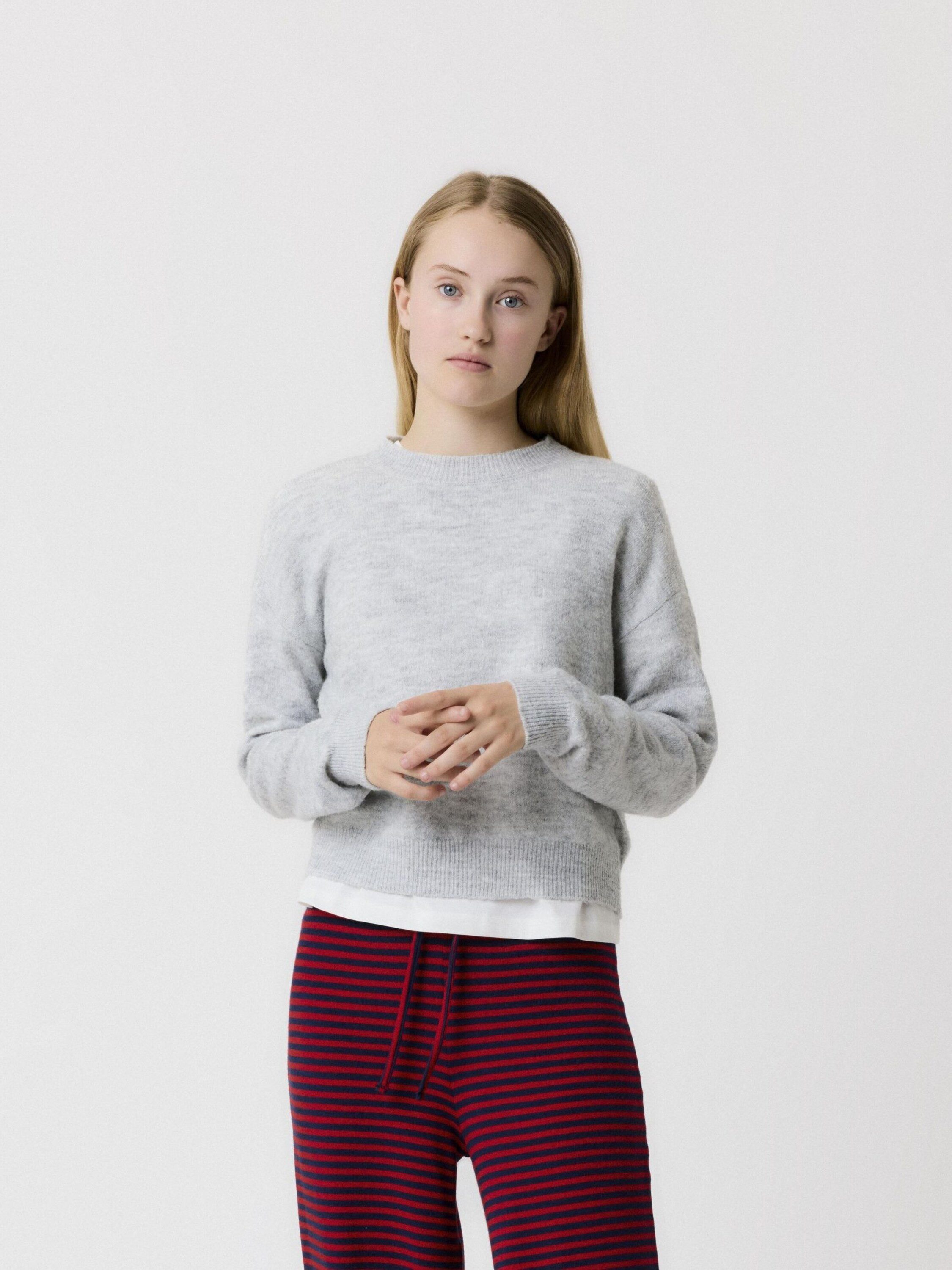 LMTD Rundhalspullover Lodet (1-tlg) Plain/ohne Details