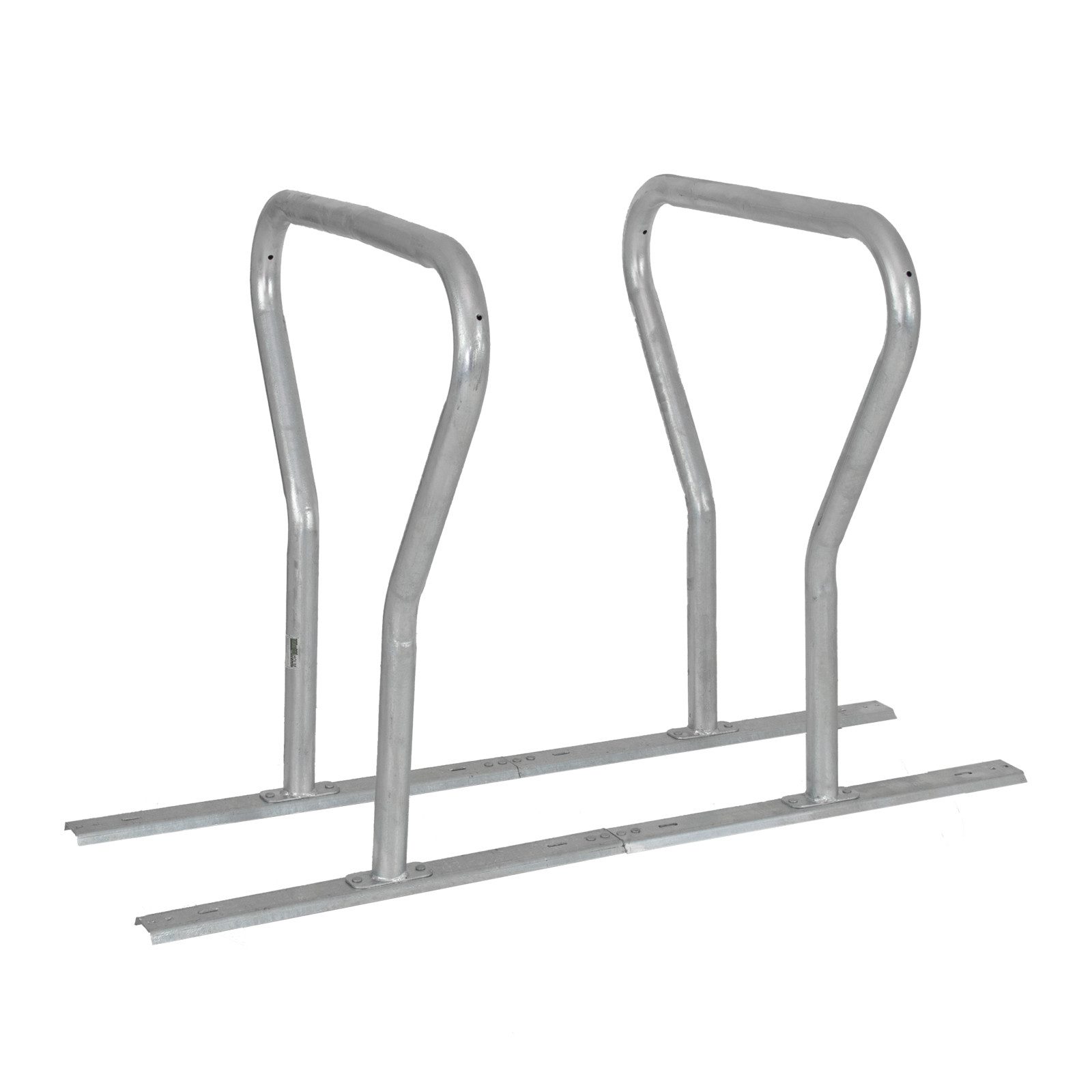 Fahrradständer Fahrradanlehnbügel für 4 Fahrräder 140x76x92 cm Stahl feuerverzinkt