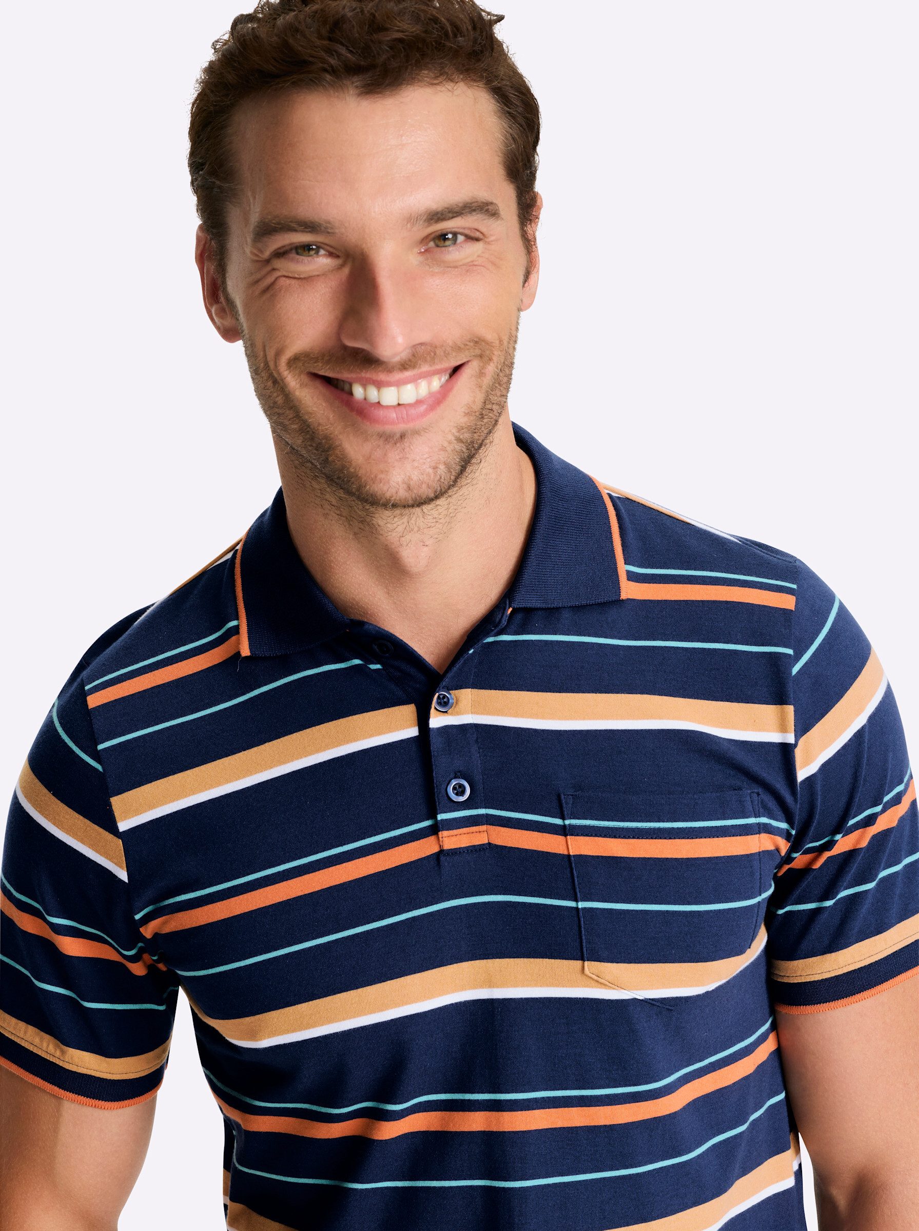 T-Shirt Kurzarm-Poloshirt Kurzarm