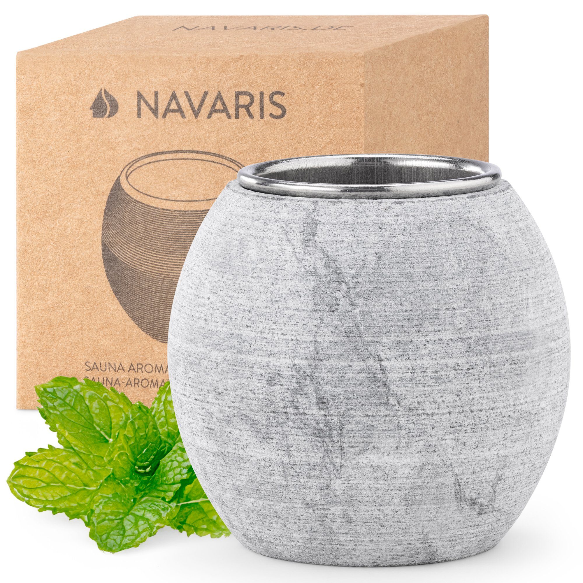 Navaris Sauna-Aufgussset Verdampferschale für die Sauna günstig online kaufen