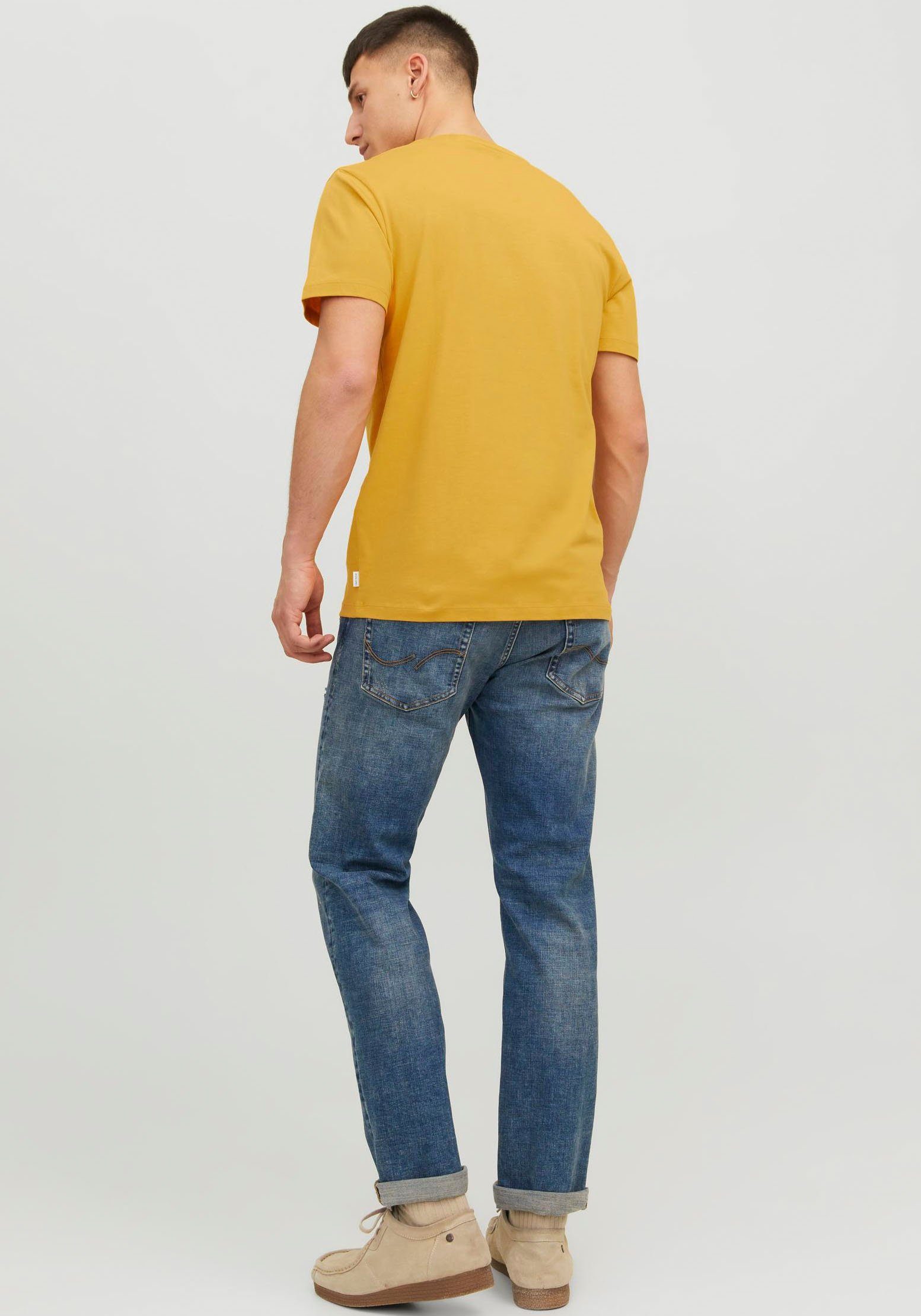 Gold Jack Honey SS Jones Rundhalsshirt & TEE NOOS BASIC JJEORGANIC O-NECK