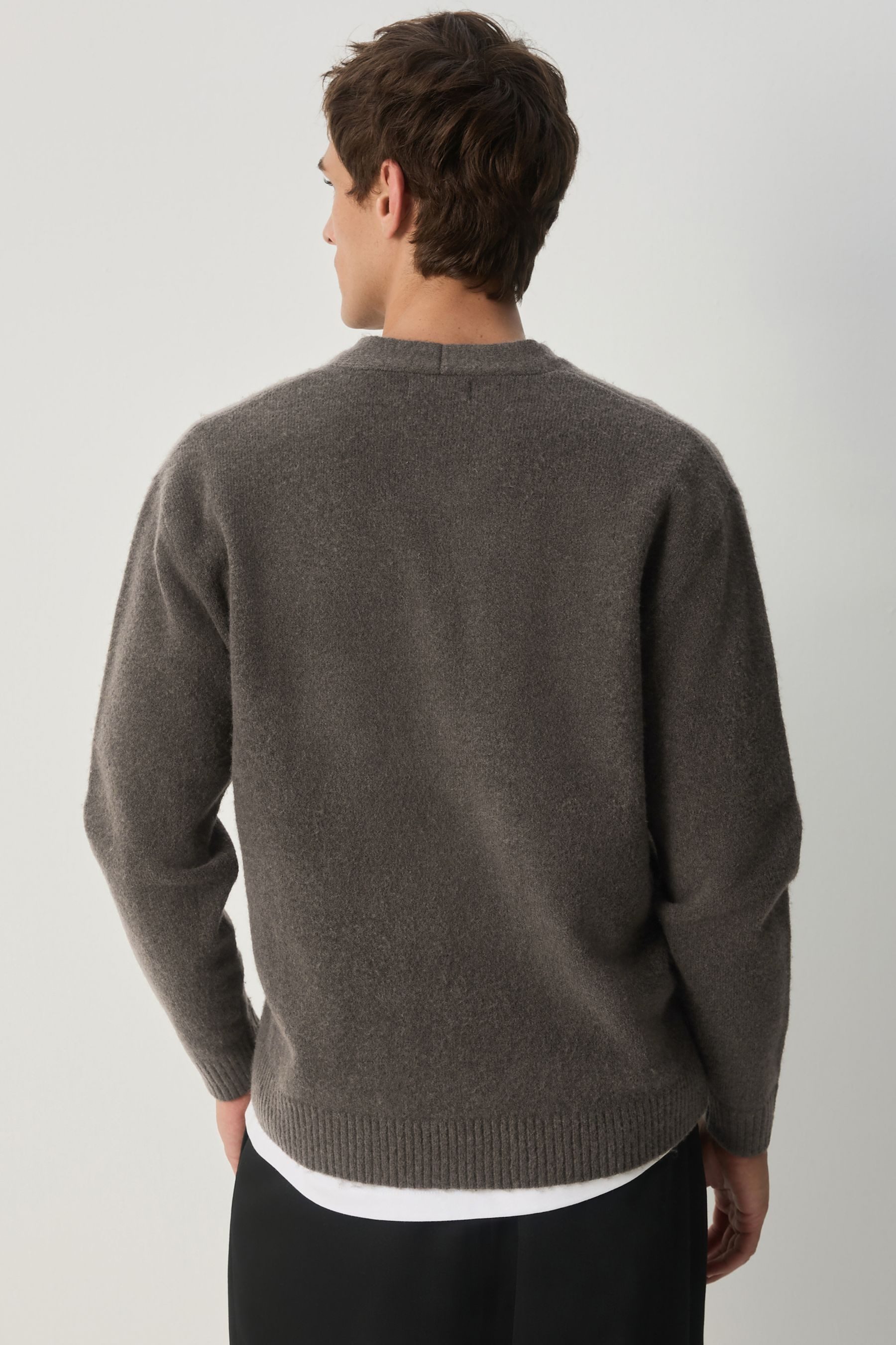 Next Strickjacke Relaxed Fit Kuschelige Strickjacke günstig online kaufen