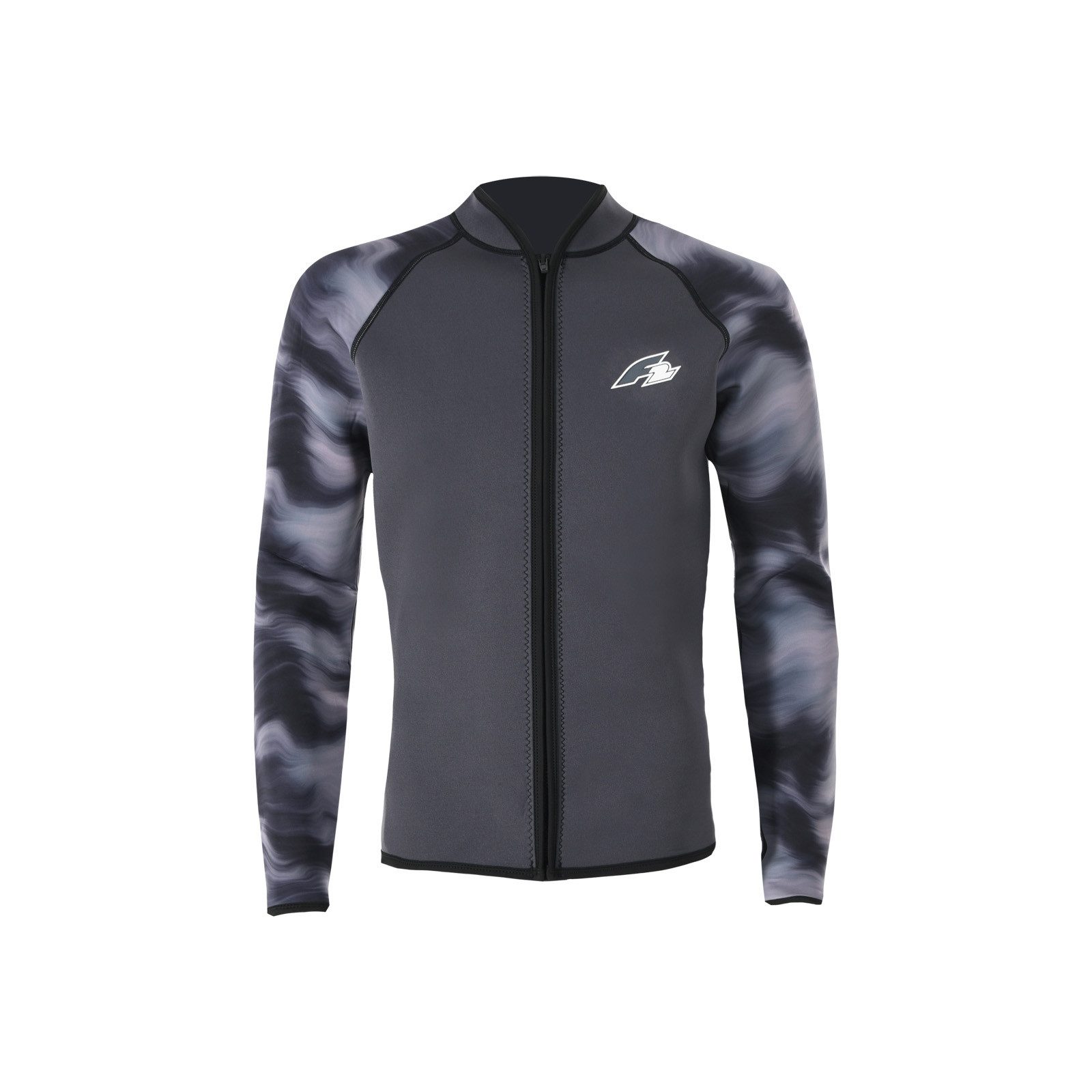 F2 Neoprenanzug F2 Herren Neopren Oberteil Wave Jacket 2,5 mm XS Anthrazit
