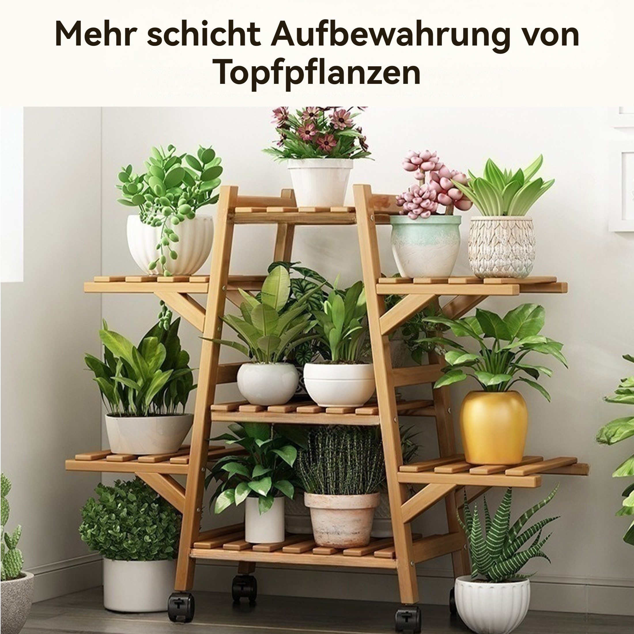 YINDN Blumenständer 7 Ablagen Pflanzenständer, Pflanzenregal günstig online kaufen