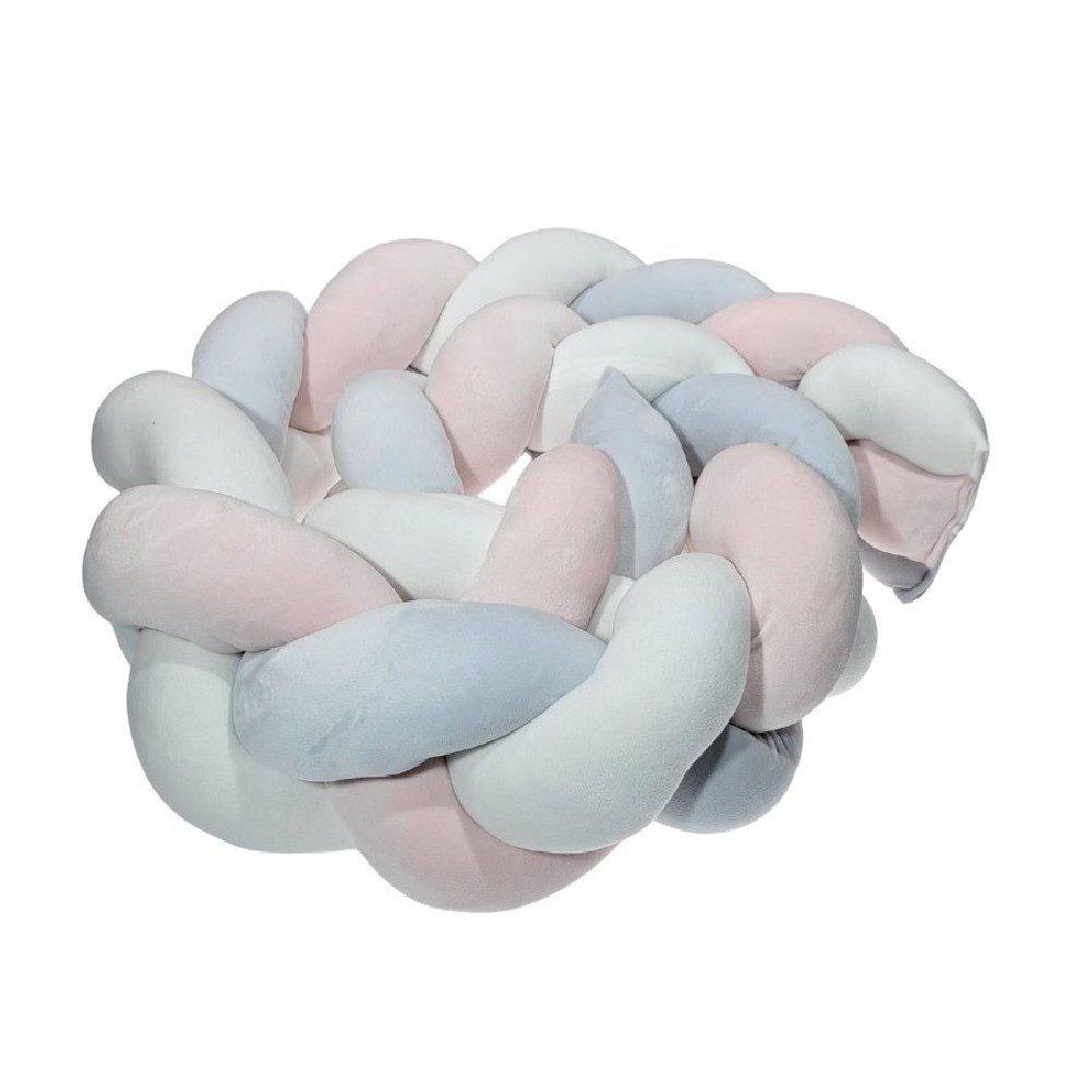 LuMali Nestchenschlange Babybett Umrandungen - Gitterbett Umrandung - Stillkissen, Dimensionen – sie sind breiter und höher als die der Konkurrenz