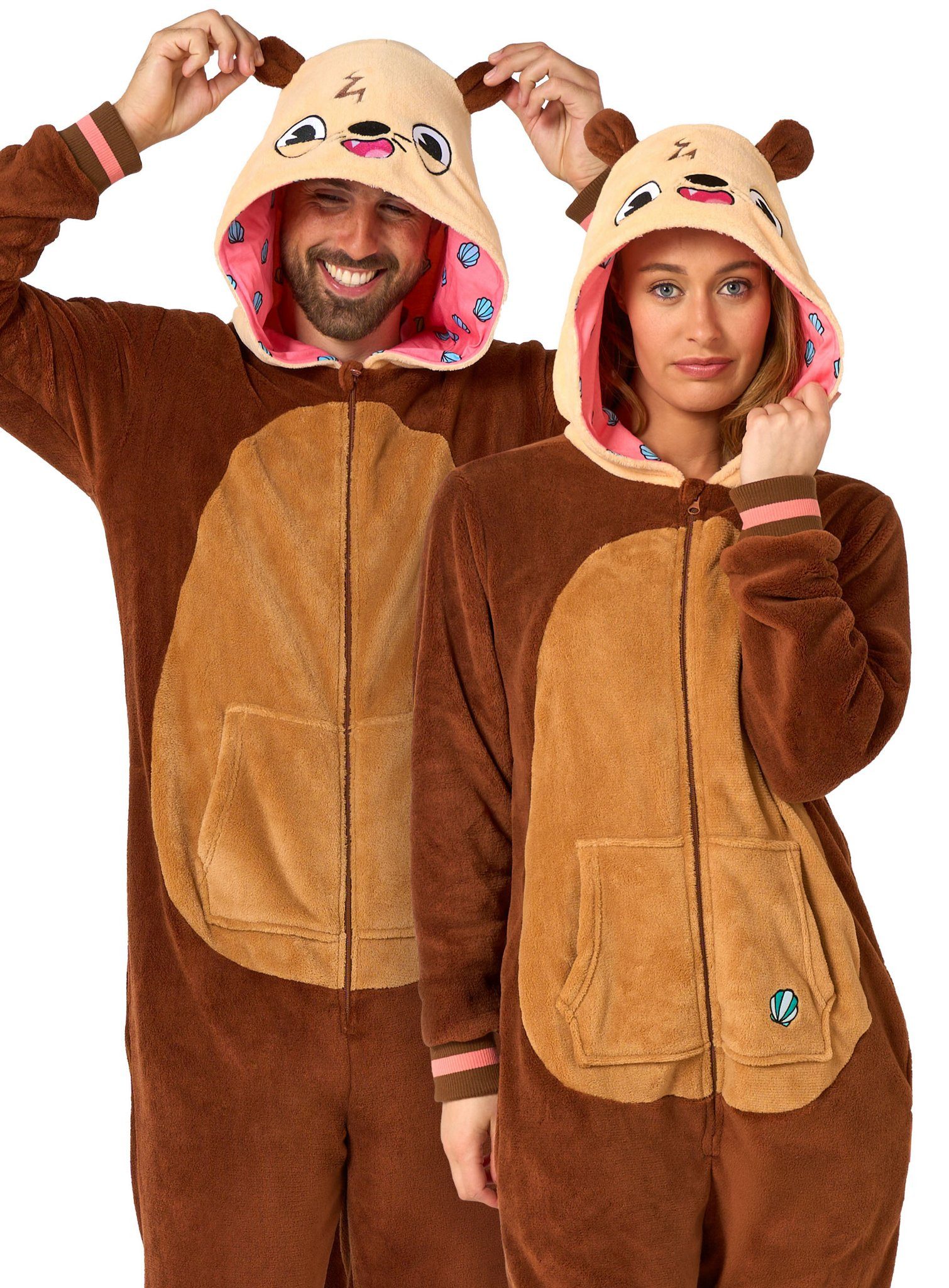 Opposuits Kostüm Otter Onesie, Der Overall beweist: jedes Tier eignet sich günstig online kaufen