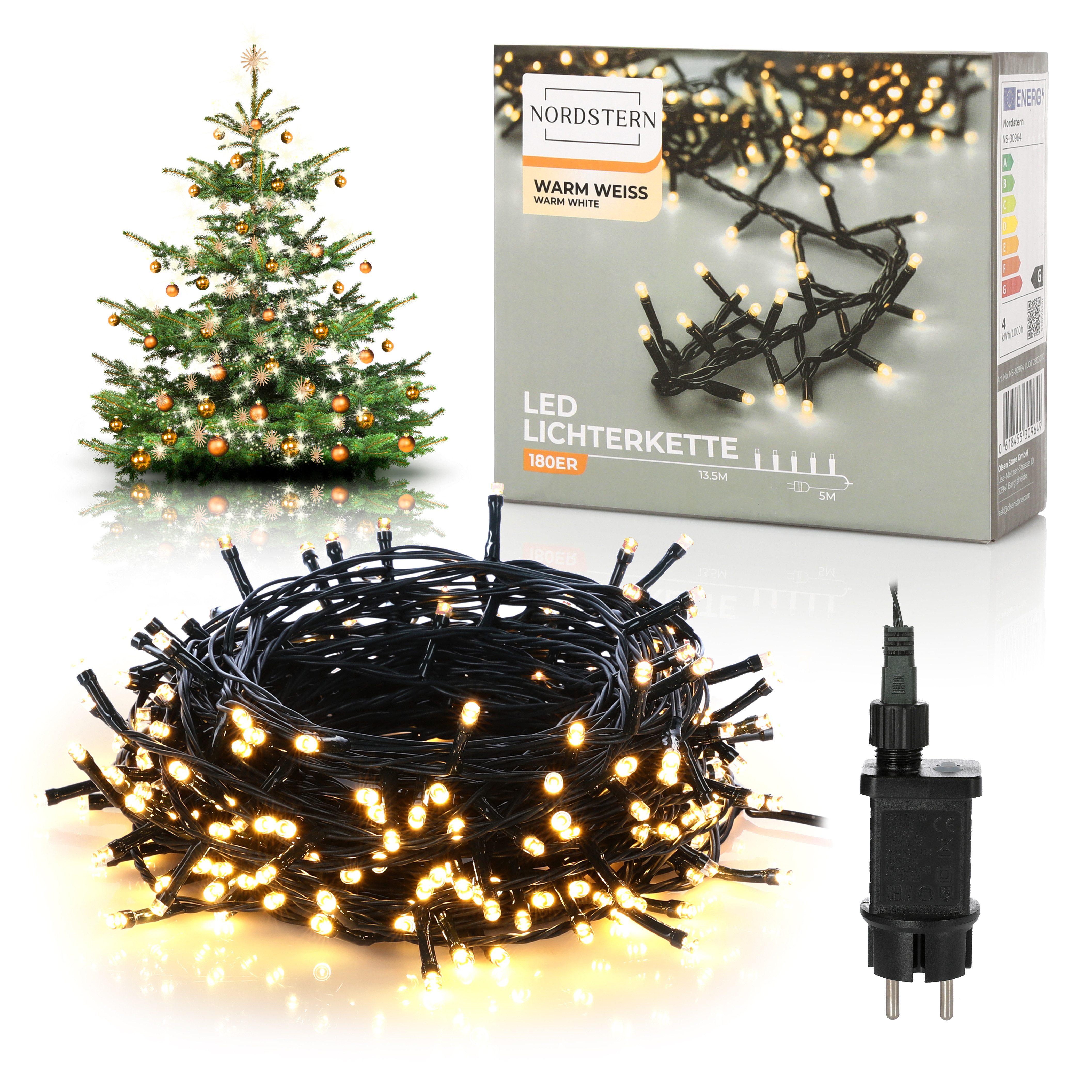Nordstern LED-Lichterkette WarmWeiß von 24 bis 1.200 LED Weihnachtsdeko für günstig online kaufen