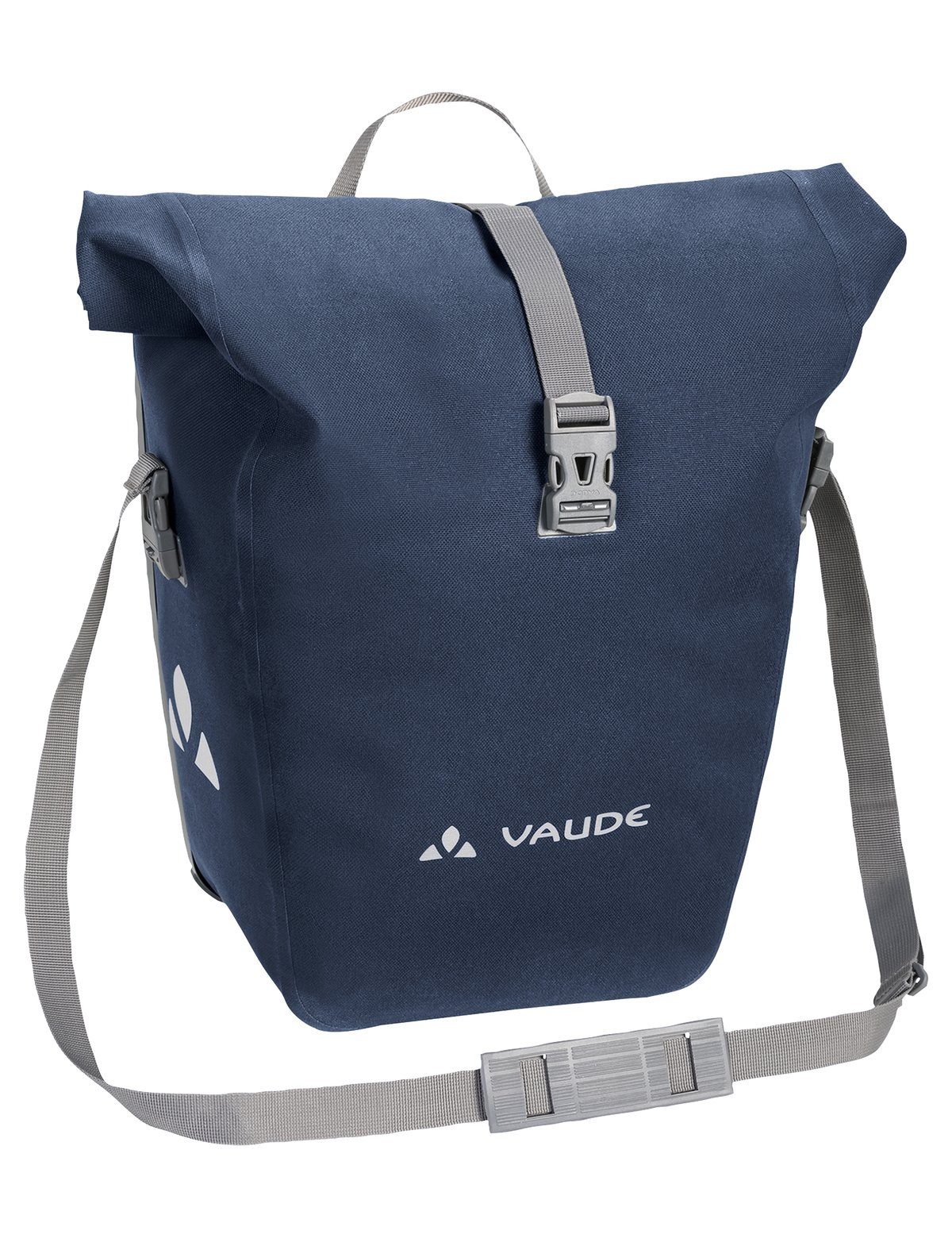 VAUDE Gepäckträgertasche Aqua Back Deluxe Knopf Grüner marine (1-tlg), Single