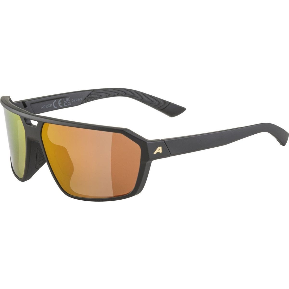 *Alpina* Fahrradbrille Swift, Stylische und robuste Sportbrille mit optimalem UV-Schutz für