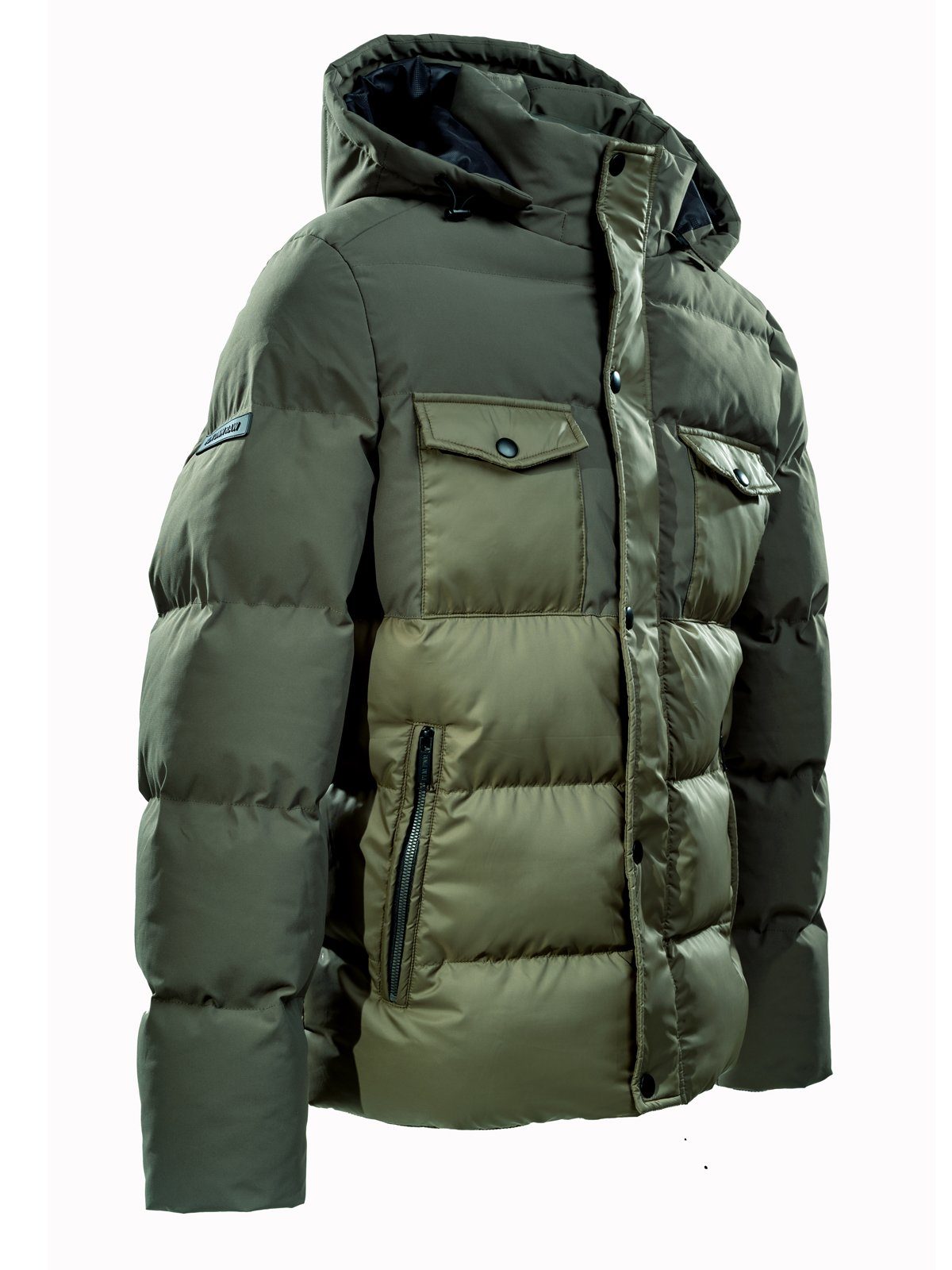 Poolman Winterjacke Winterjacke mit Kapuze (abnehmbar) abnehmbare Kapuze