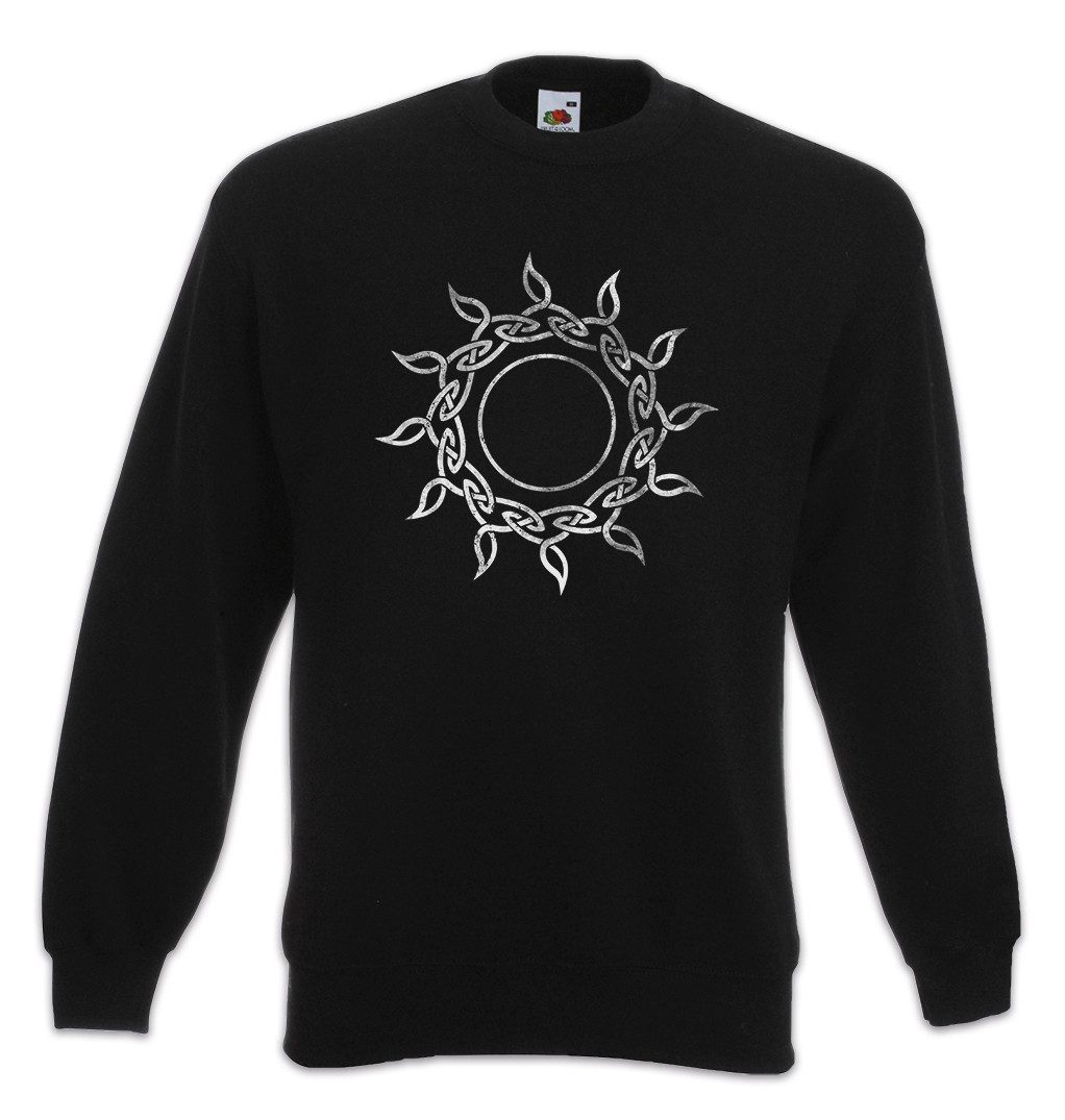 Sweatshirt Celtic Sun Sweatshirt Kelten Kreuz Cross Runen Celts Religion Symbol