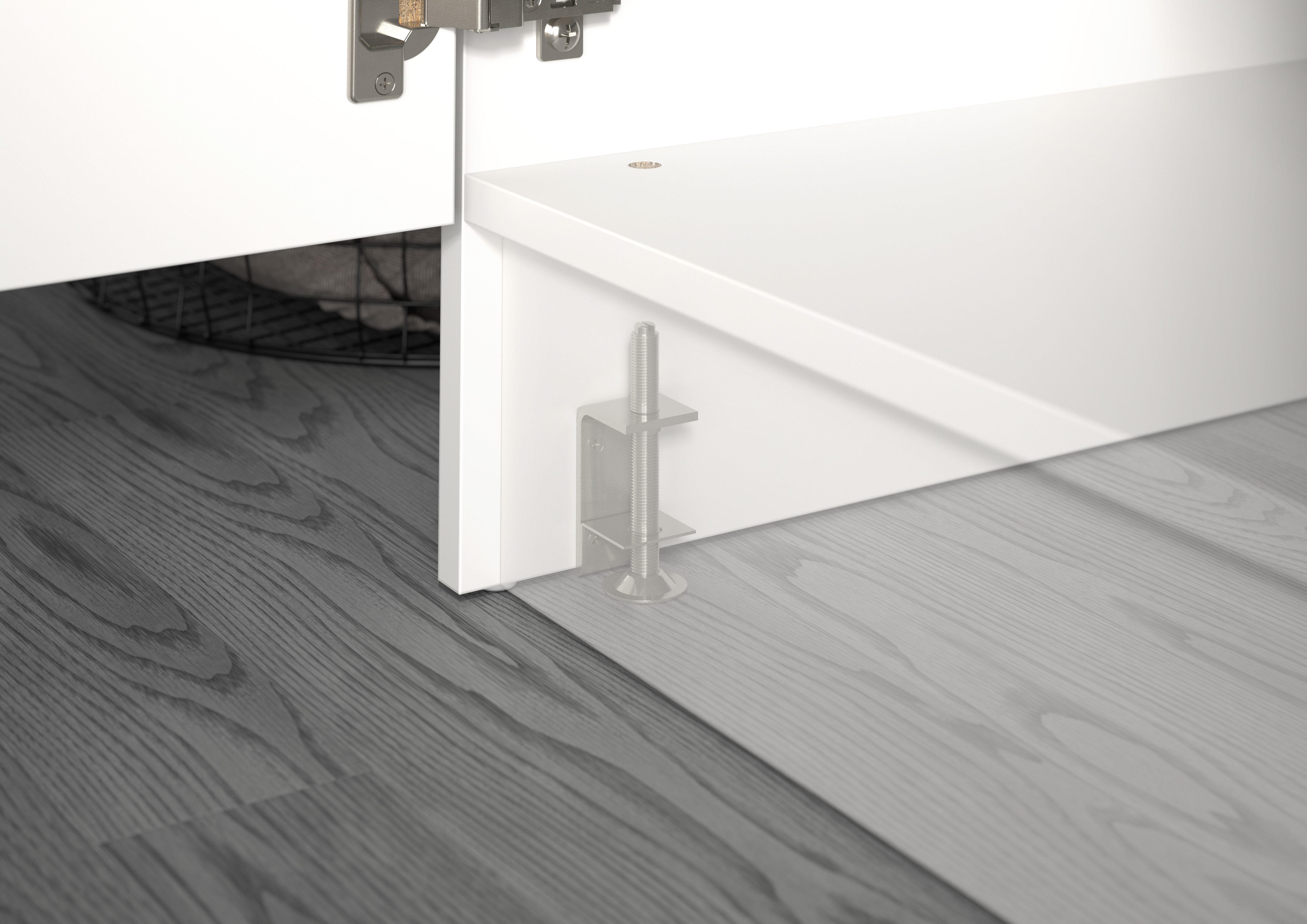 welltime Mehrzweckschrank-Set FALAS, 2-teilig, Hauswirtschaftsraum Set, Breite 133 cm, (Set, 2-St., bestehend aus: 2x Waschmaschinenumbauschrank, in verschieden – Bild 5 von 5