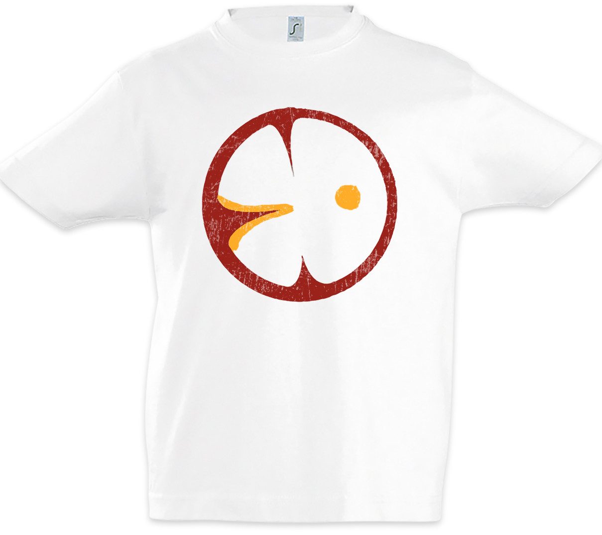Print-Shirt Trishana Symbol Kinder T-Shirt Fun The Commander Clan Clarke 100