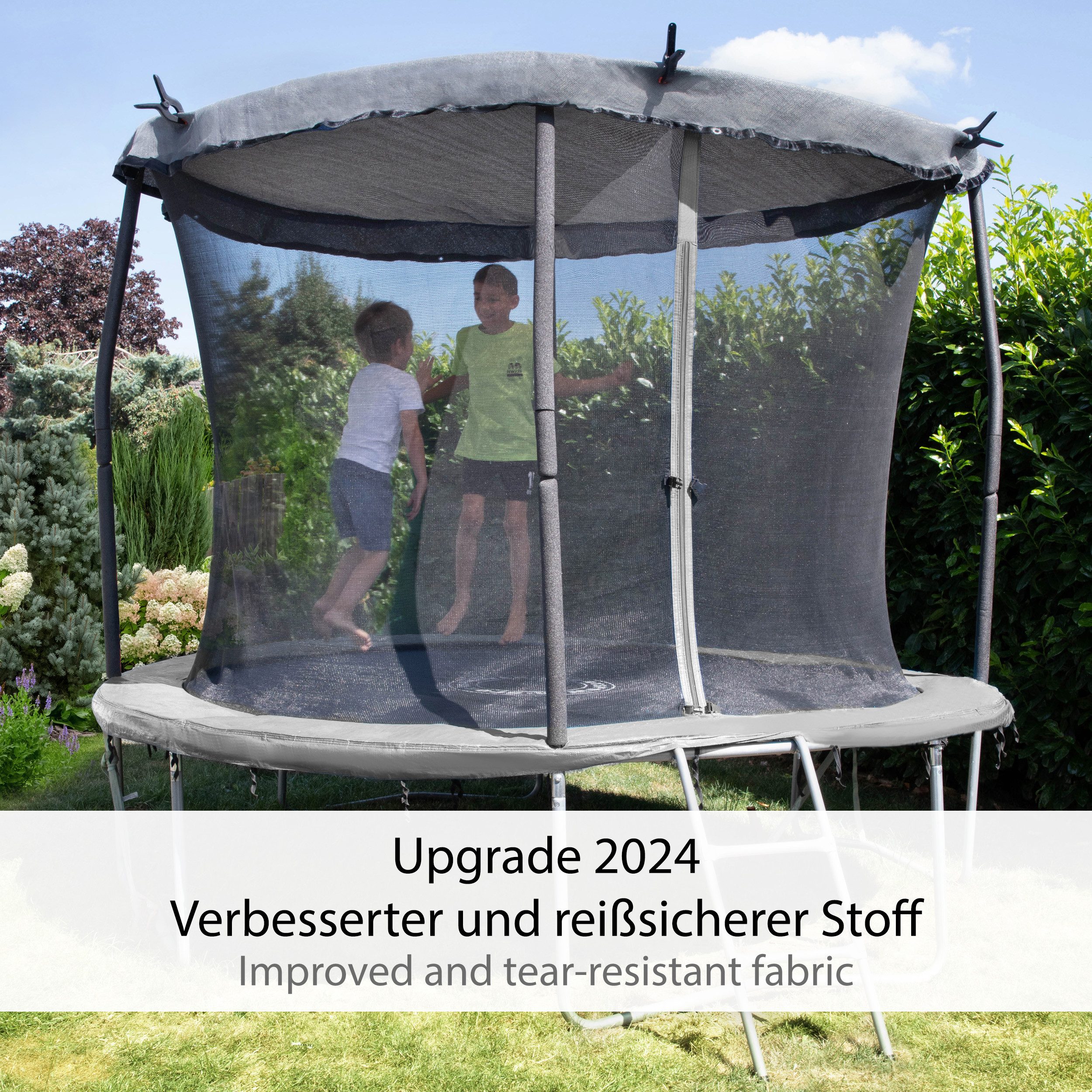 ONVAYA Sonnensegel für Trampolin, Neues Modell, Reißfest und luftdurchlässig – Bild 3 von 5