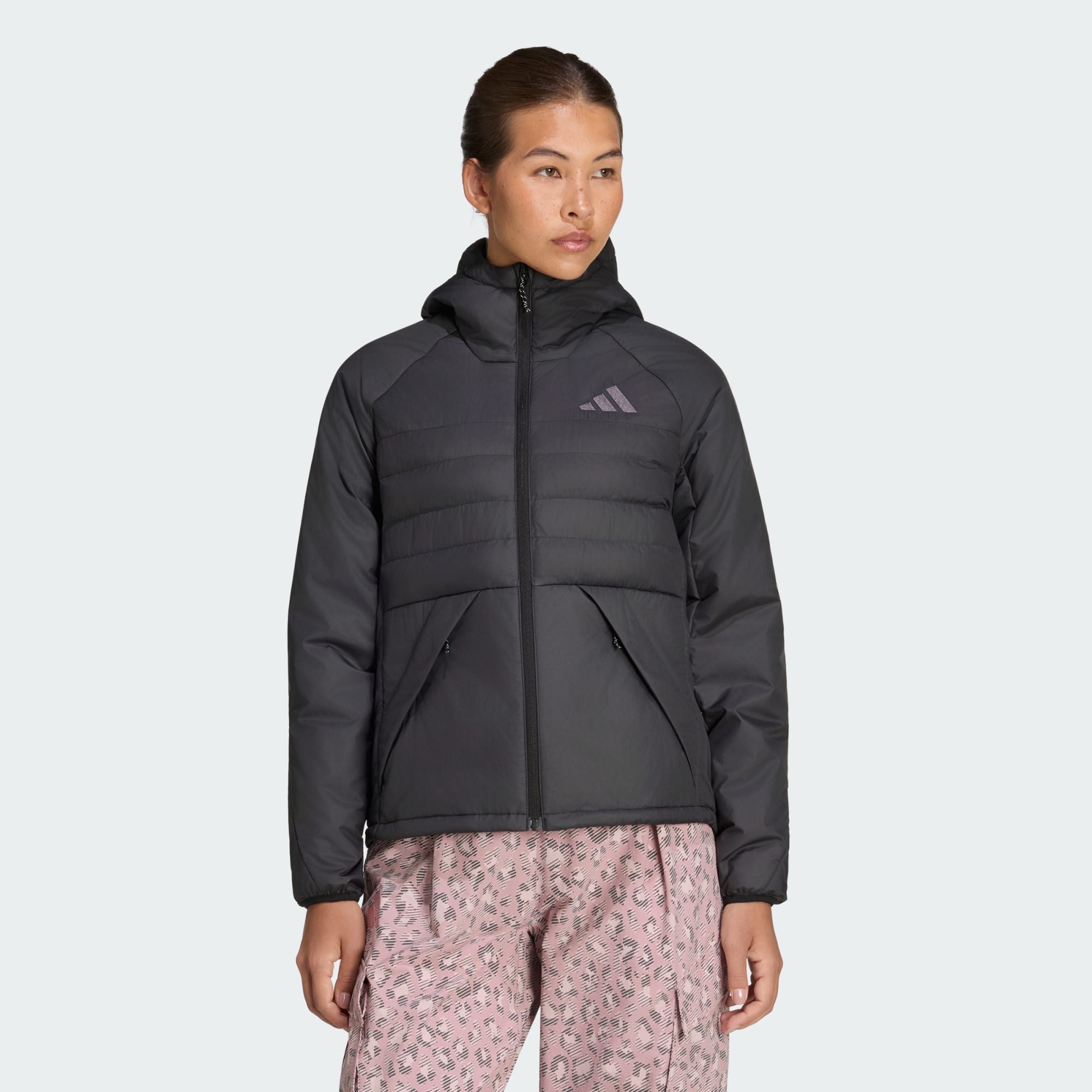 adidas TERREX Funktionsjacke TERREX MULTI CLIMAWARM KAPUZENJACKE, ISOLIEREND (1-St)
