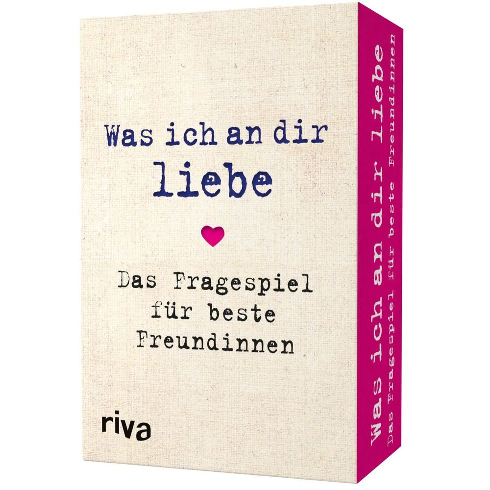 Riva Spiel Was ich an dir liebe - Das Fragespiel für beste Freundinnen