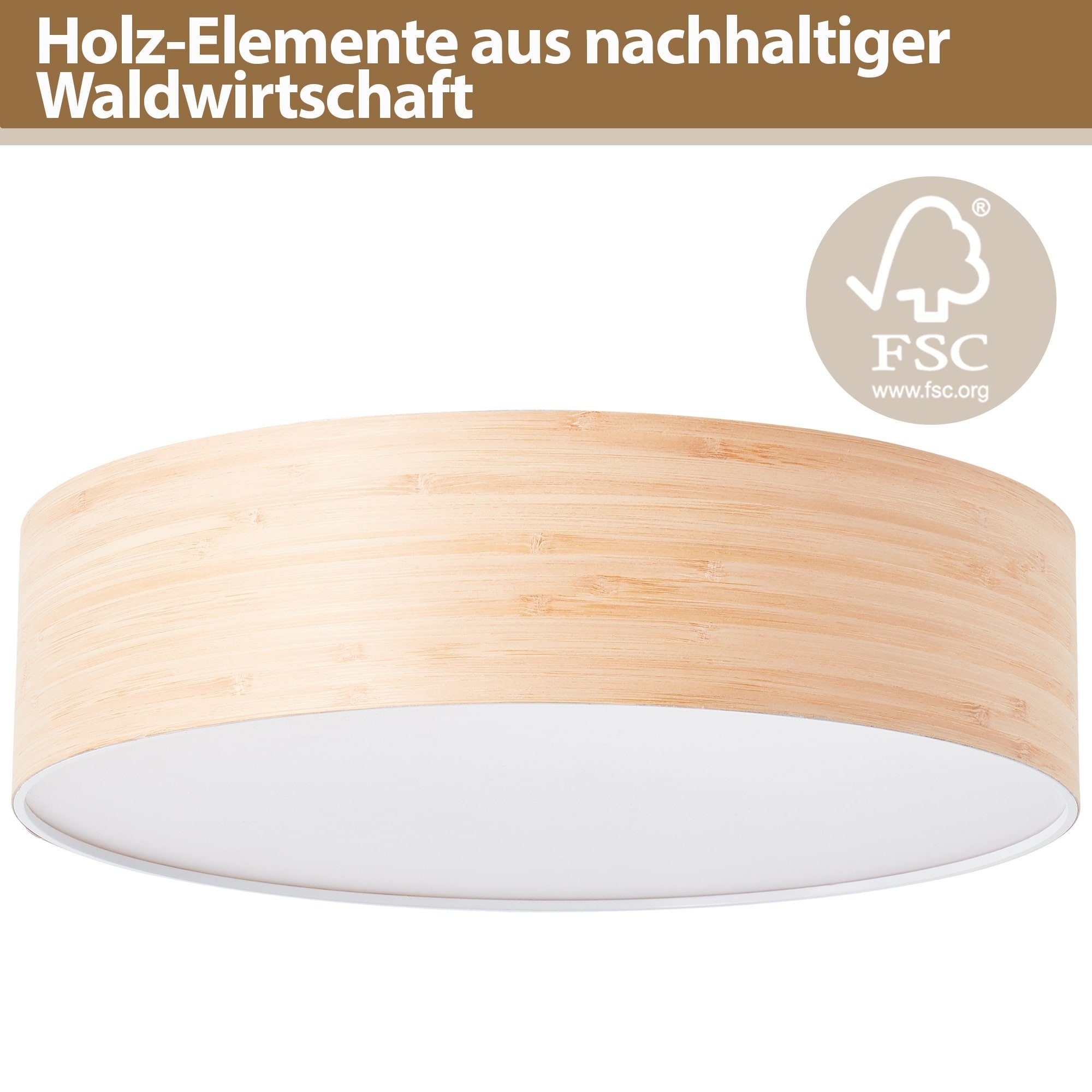 Deckenleuchten ohne Leuchte Leuchtmittel, dimmbar Romm, LED-geeignet, Lampe Brilliant