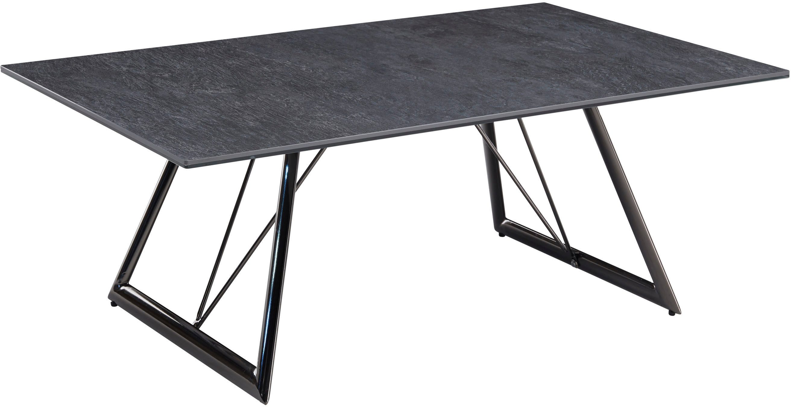 Stolkom Sp.z.o.o. Couchtisch Evina, 110 cm breit, Tisch mit Keramikoberfläche