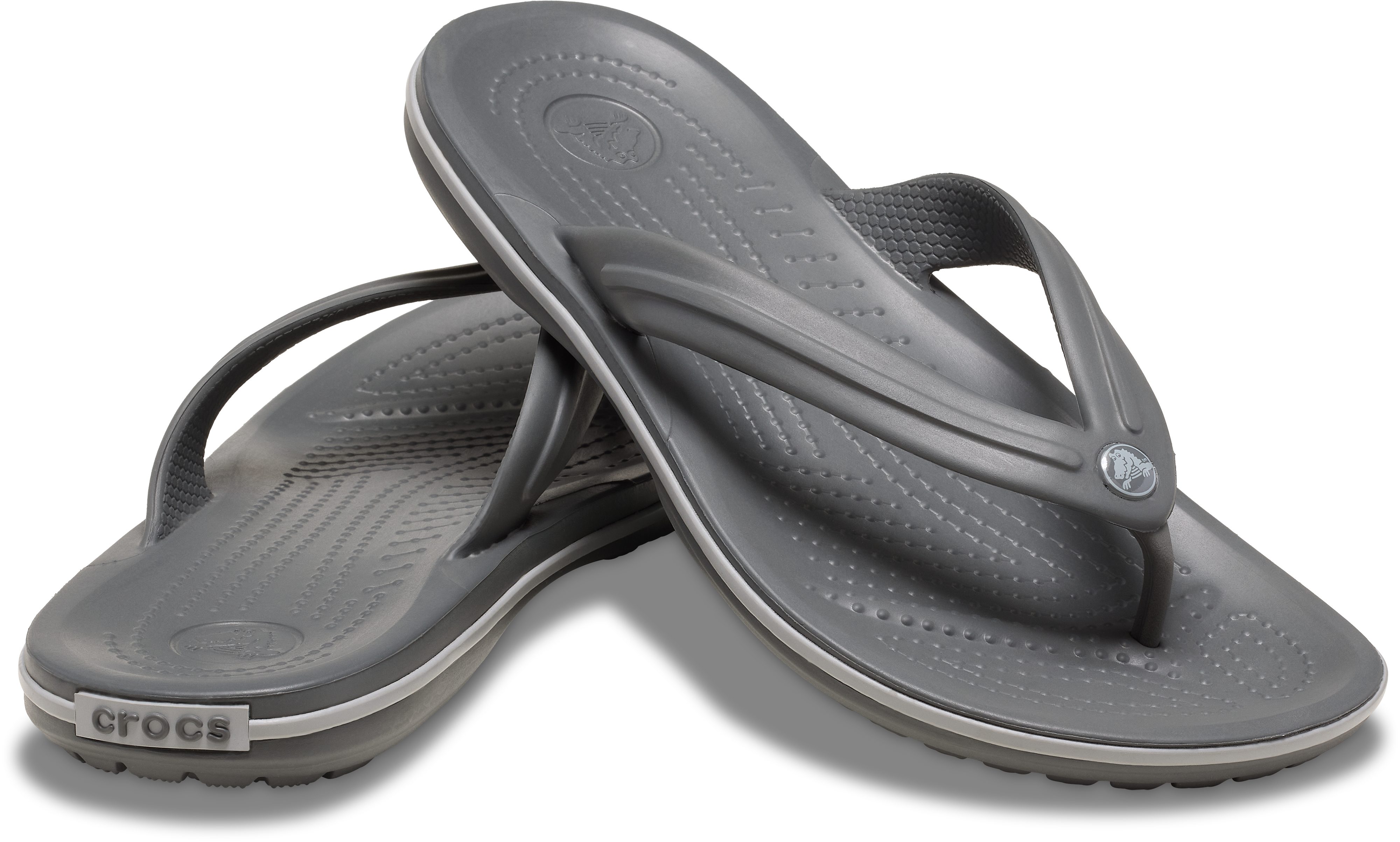 Crocs Crocband Flip Zehentrenner Sommerschuh, Schlappen, Poolslides, Dianette, zum Baden – Bild 2 von 4
