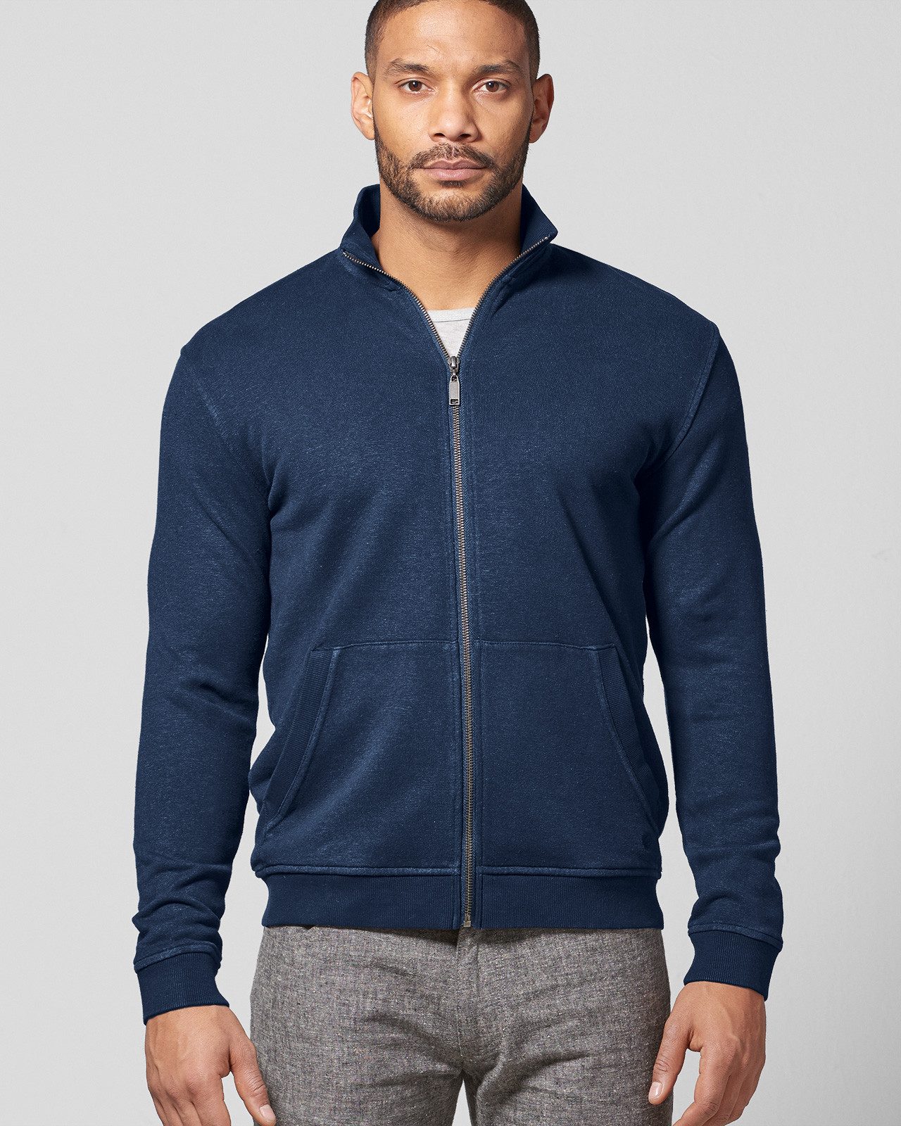 HempAge Sweatjacke Sweat Jacke Hanf/Biobaumwolle Normal Fit