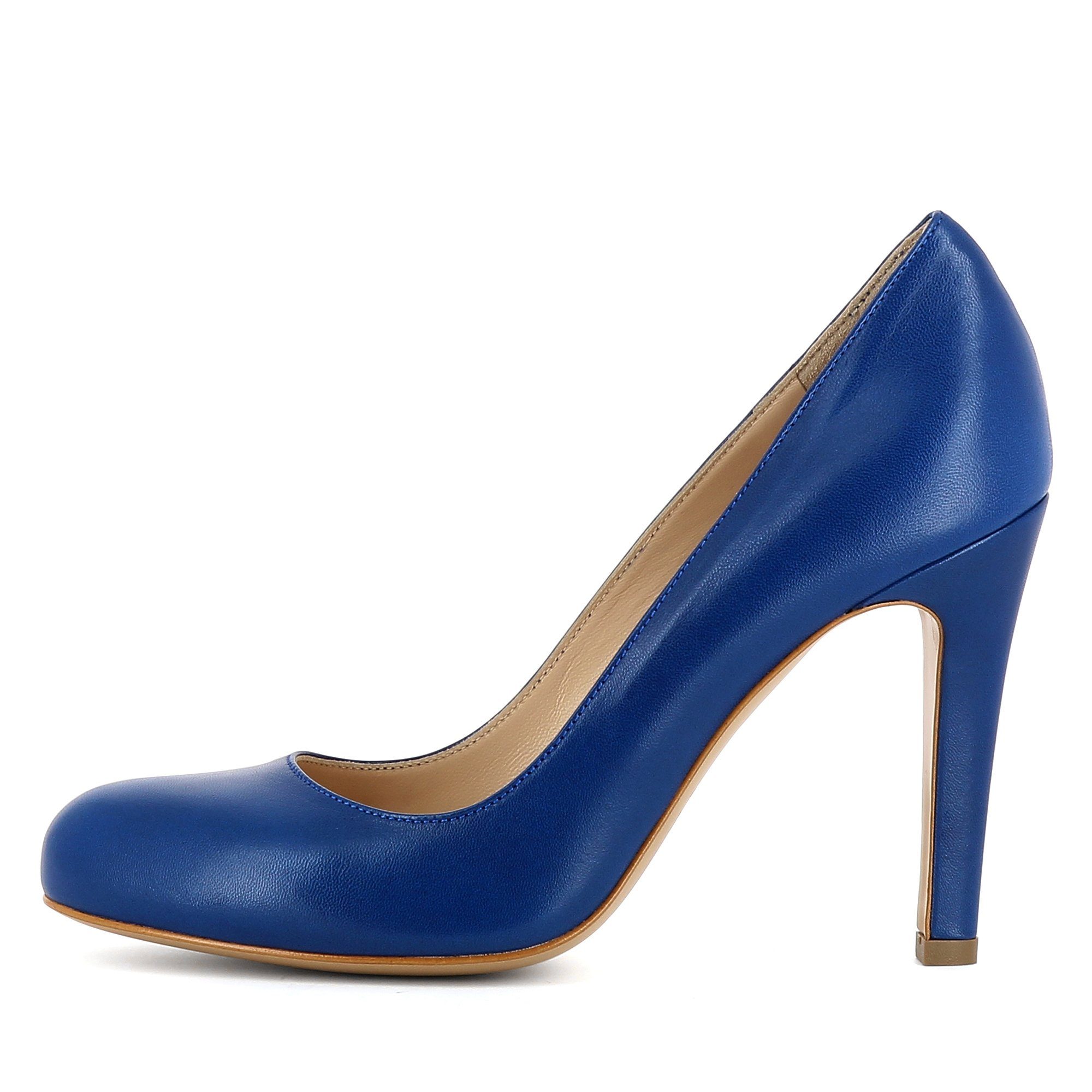 Evita CRISTINA blau in Handmade Italy Pumps