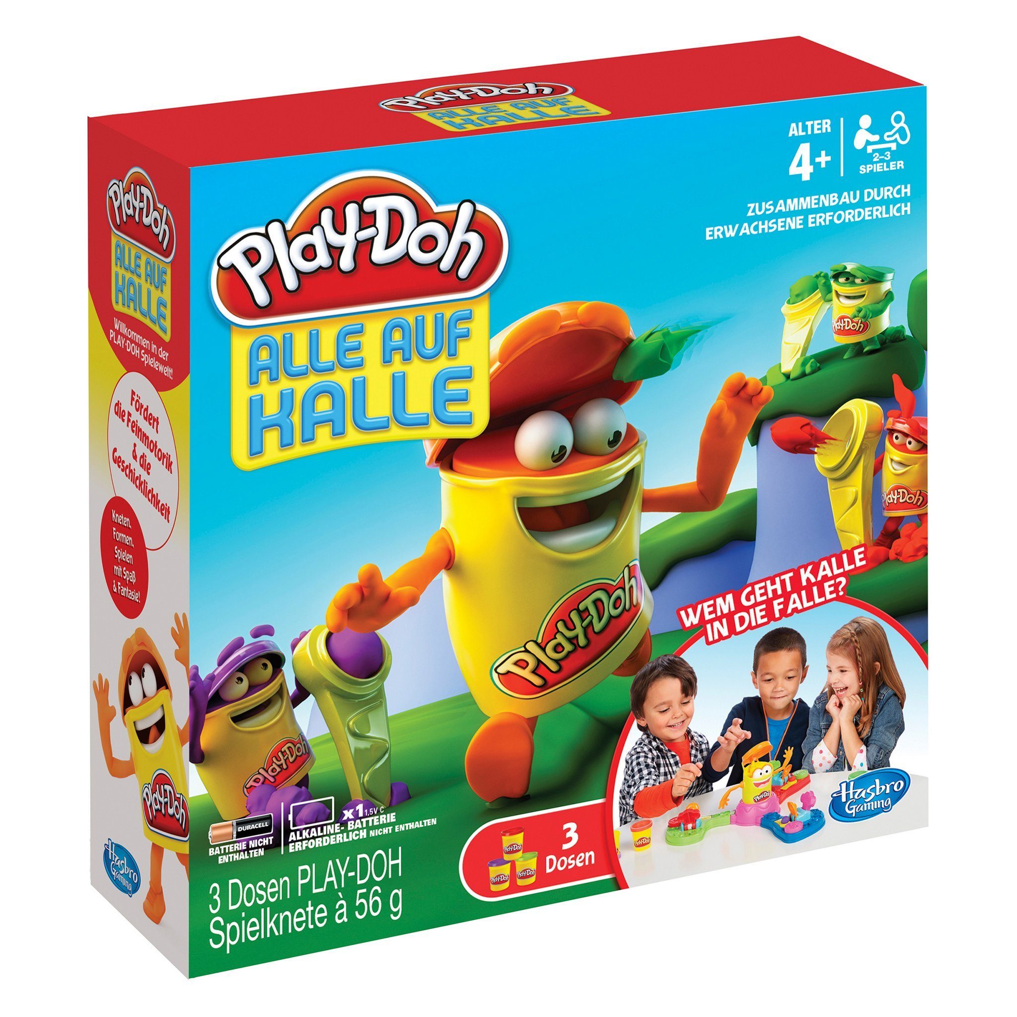 Hasbro Spiel, Gesellschaftsspiel Alle auf Kalle Kinderspiel, Von den Machern von Looping-Louie: Play-Doh jetzt als Spiel! Mithilfe