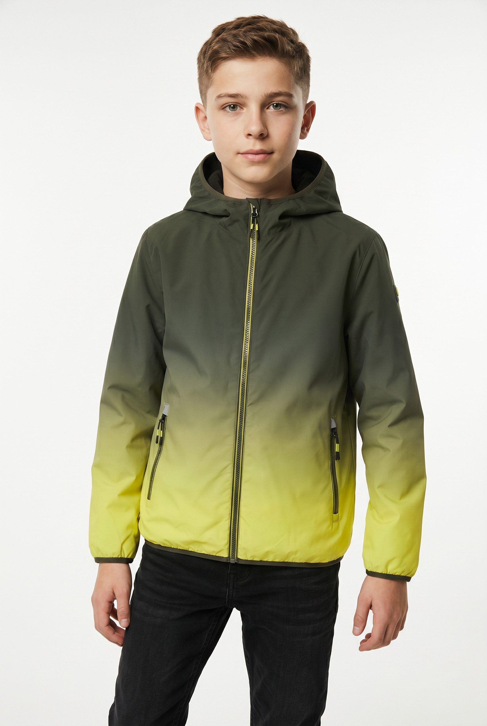 Killtec Regenjacke BOYS REGENJACKE OT für Kinder, mit Eingrifftaschen, winddicht