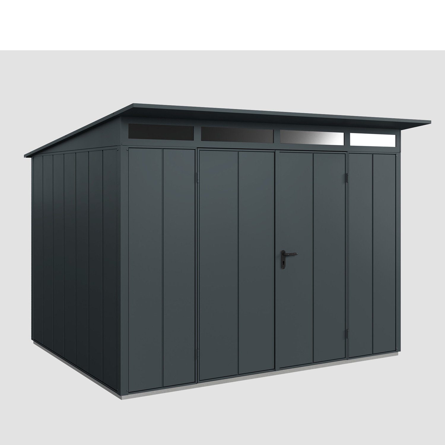 Hörmann Ecostar Gerätehaus MetallGerätehaus Elegant mit Pultdach Typ 3