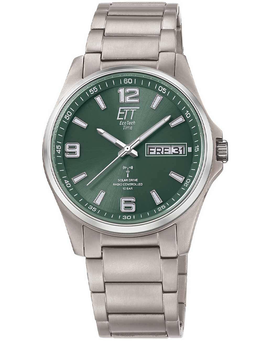 ETT Eco Tech Time Quarzuhr ETT Eco Tech Time EGT-11603-81M Herrenuhr Everest Solar Funkuhr ETT Eco Tech Time EGT-11603-81M Herrenuhr Everest Solar Funkuhr