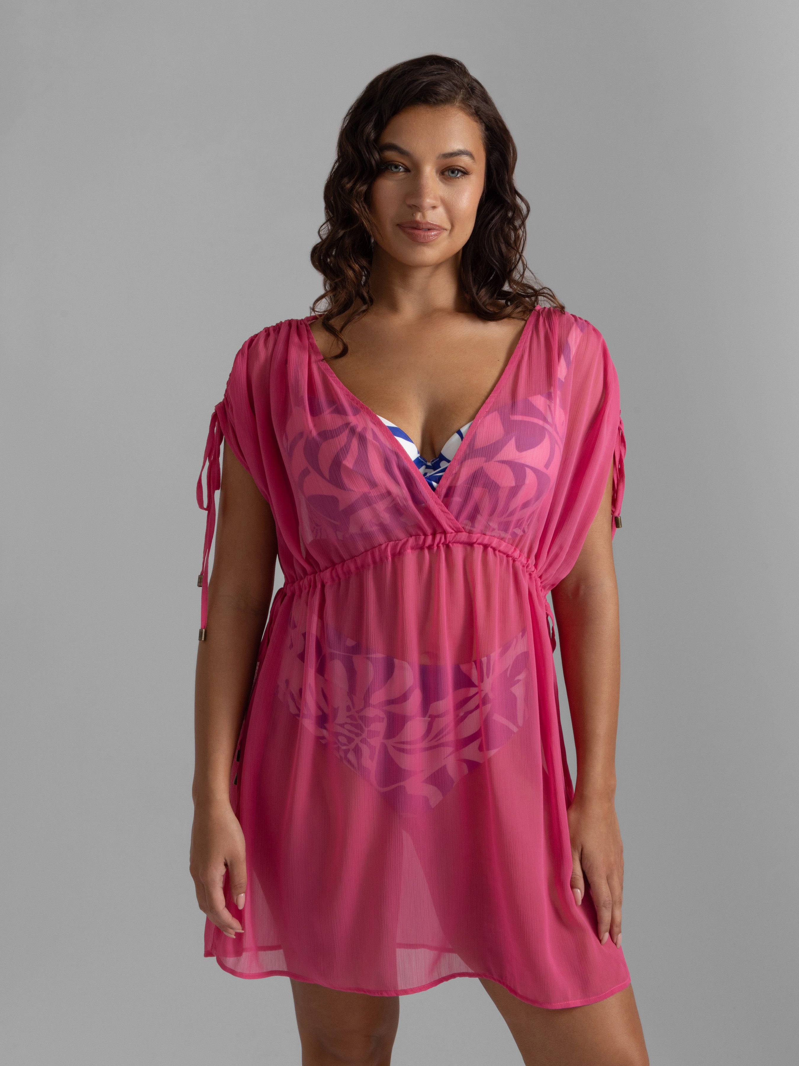 Dorina Kaftan Sabrina tiefer V-Ausschnitt