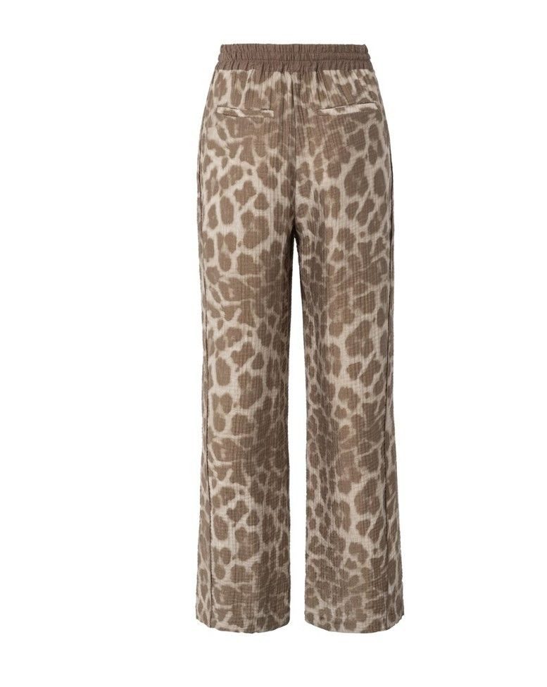 YAYA Stoffhose Hose mit Leopardenmuster günstig online kaufen