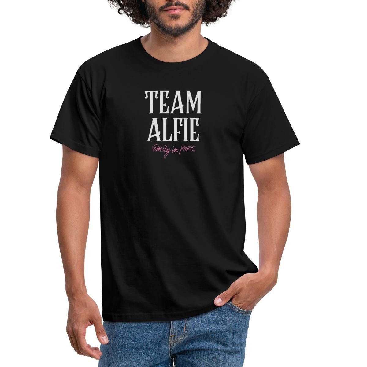 Spreadshirt T-Shirt Emily In Paris Team Alfie Männer T-Shirt (1-tlg)