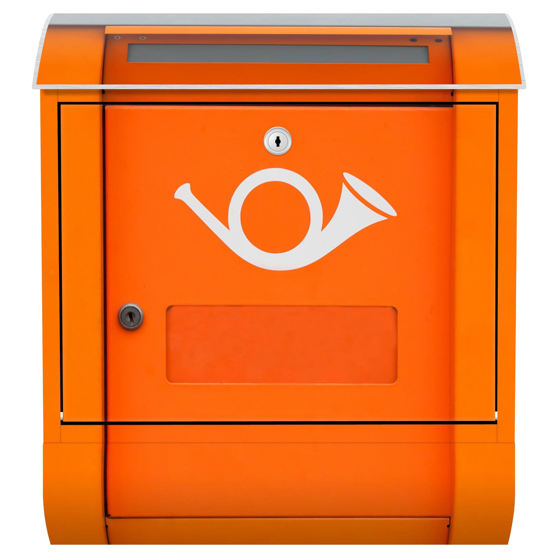 Bilderdepot24 Briefkasten Wandbriefkasten mit Zeitungsfach Motiv Länderbriefkasten Europa (inkl. Zeitungsrolle und 3 Schlüssel), Motivdruck, wetterfest, UV-beständig, abschließbar, 46x39x13 cm