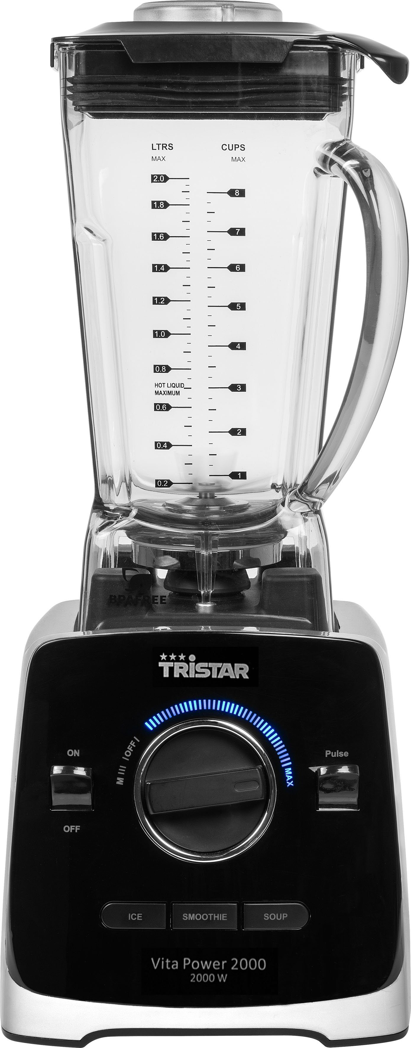 Tristar Standmixer BL4473 VitaPower Blender Tritan-Mixbehälter 2000 2L 2000, W