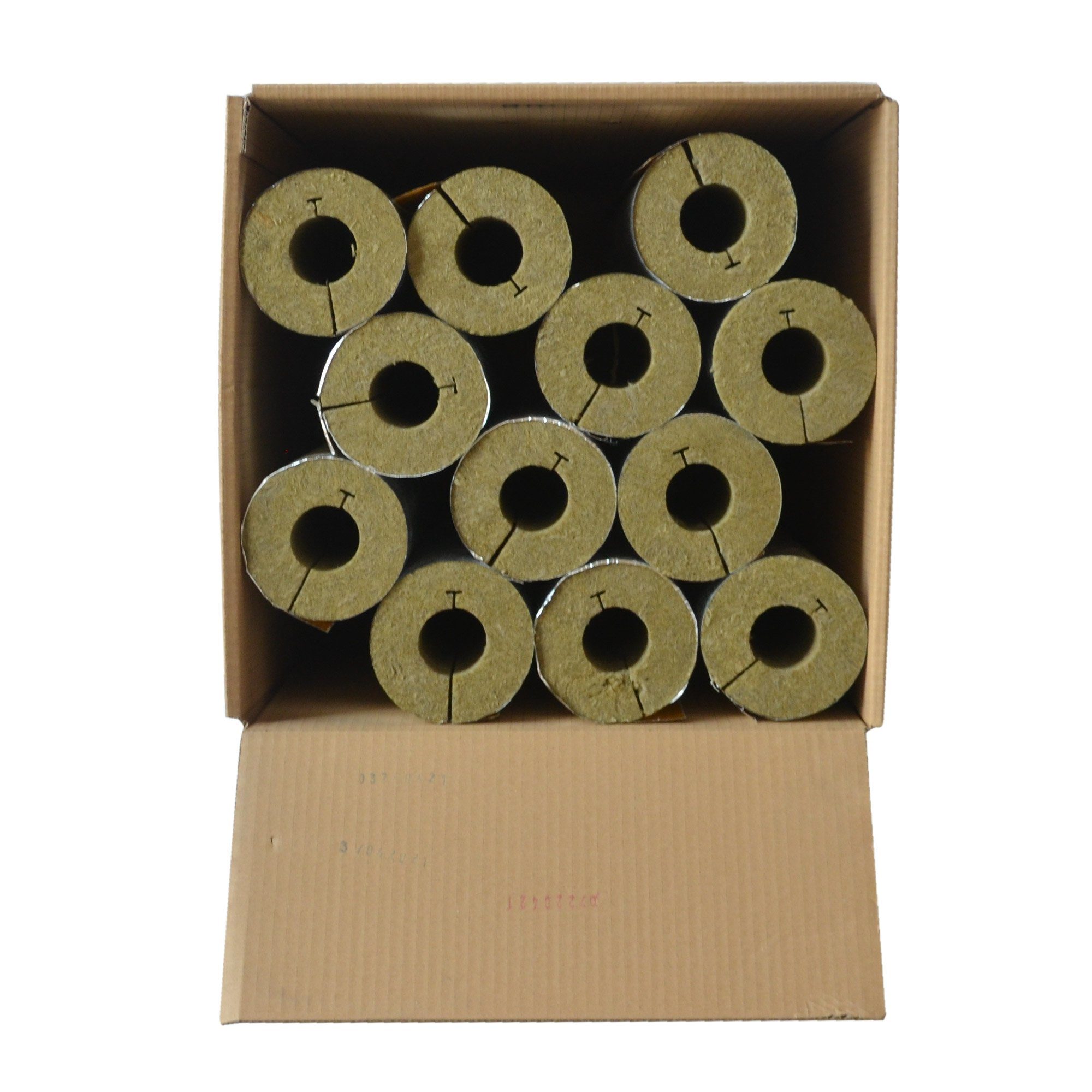 Thumbnail - Scorprotect® Steinwolle voller Karton Rohrisolierung Steinwolle alukaschiert 0.040 W/mK, (12-St)