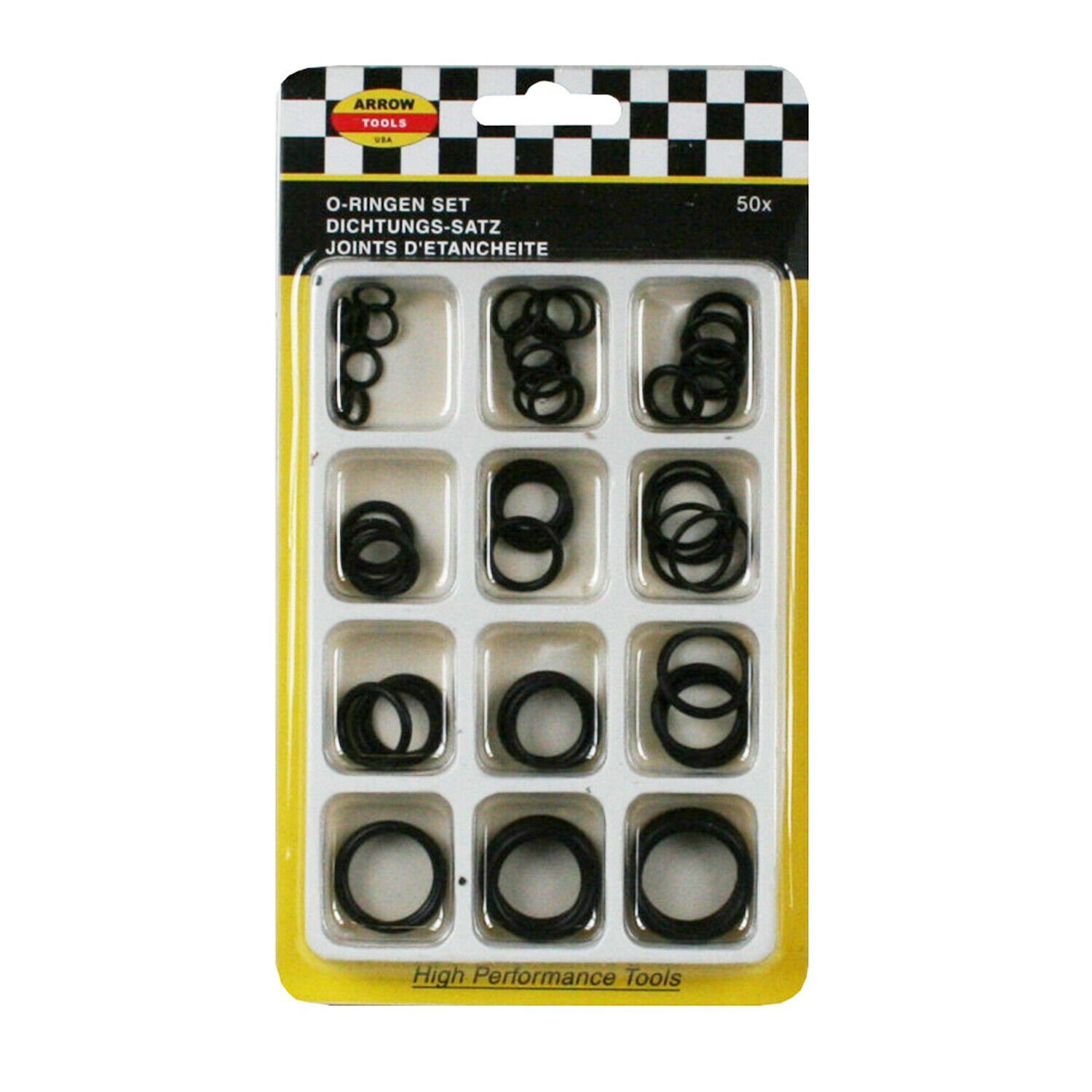 BENSON Dichtungsring O Ring Set 50 Stk Dichtungsring Dichtring Dichtung (50-St), Dichtungen, Gummidichtung